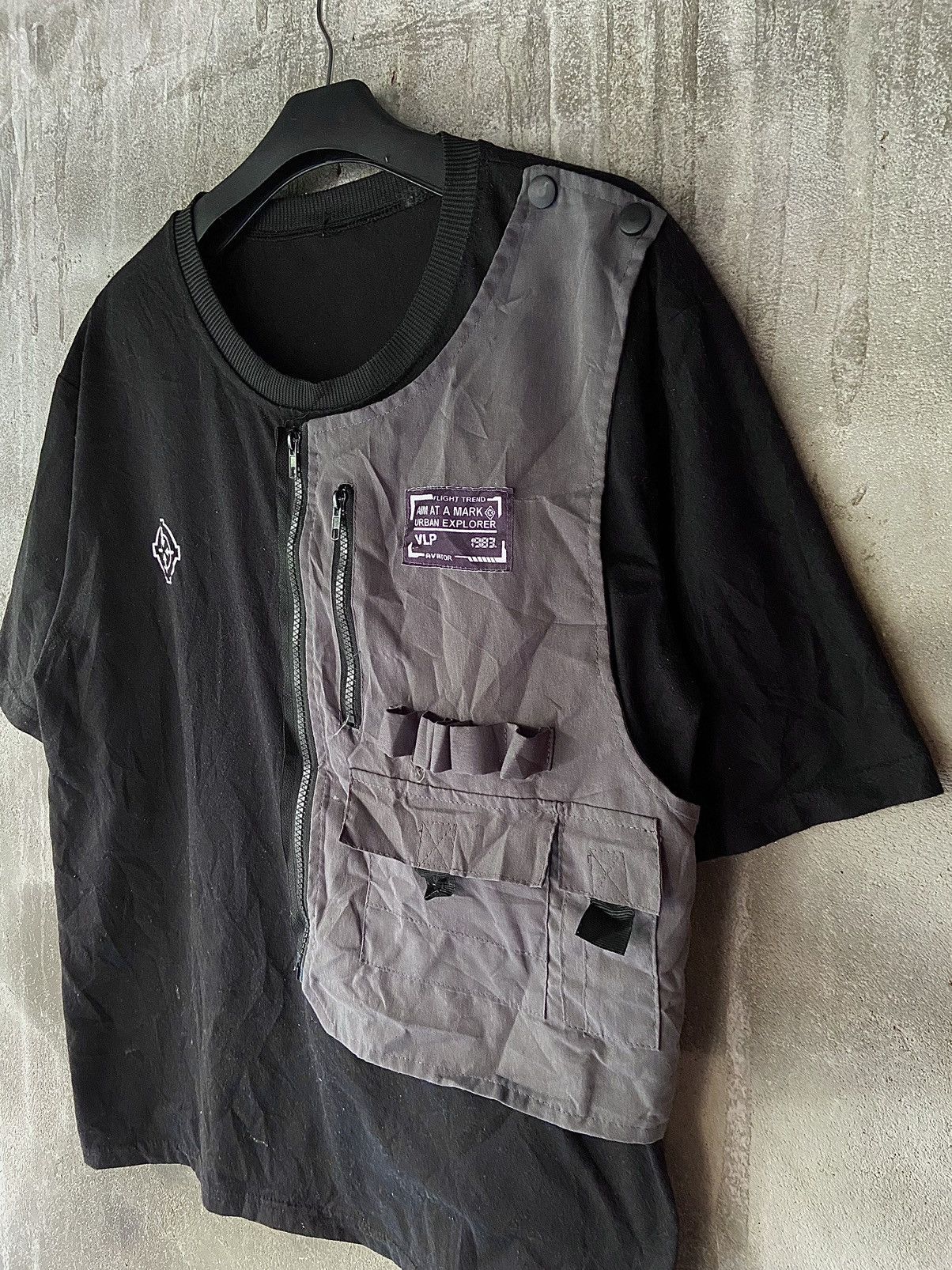 Beauty Beast × Hysteric Glamour × Japanese Brand UKNOWN BRAND DOUBLE LAYER VEST TEE SHIRT Size US M / EU 48-50 / 2 - 5 Thumbnail