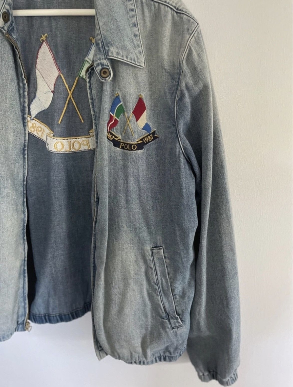 Polo Ralph Lauren × Ralph Lauren Polo Ralph Lauren Cross Flags Denim Jacket Size US M / EU 48-50 / 2 - 3 Thumbnail