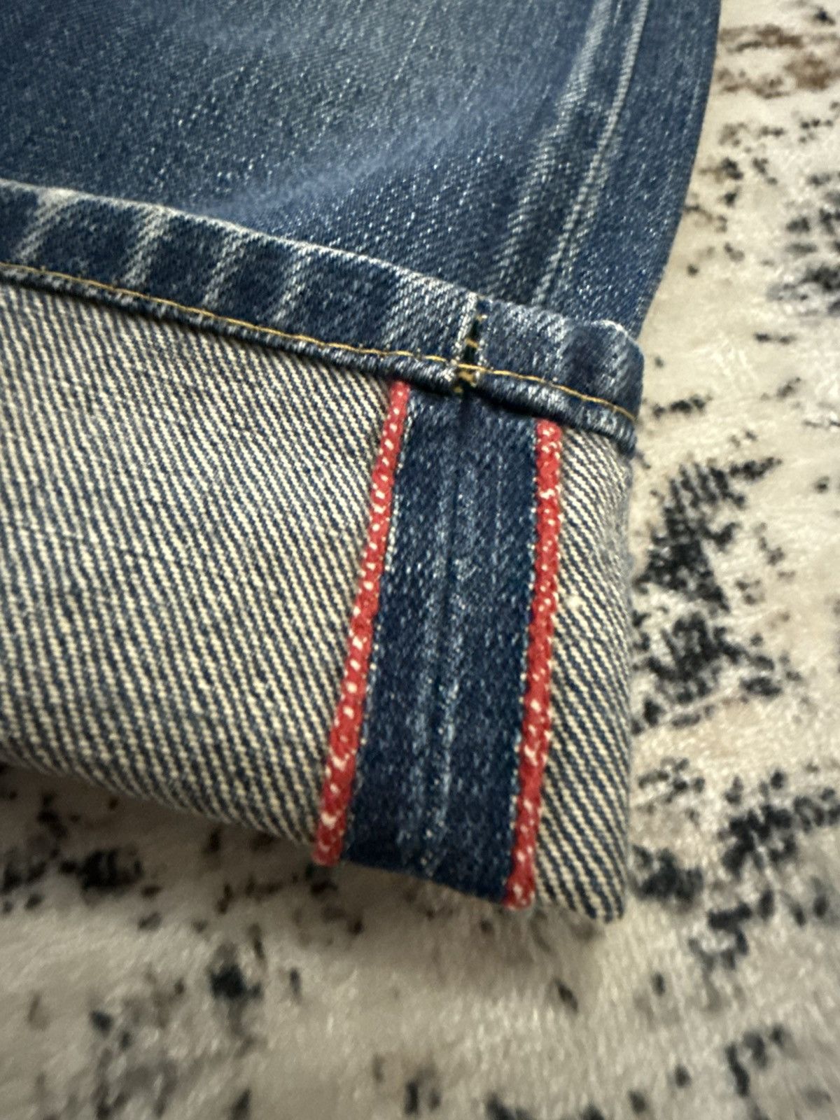 Japanese Brand Blue Blue Japan Indigo Wash Selvedge Redline Jeans Size US 28 / EU 44 - 5 Thumbnail