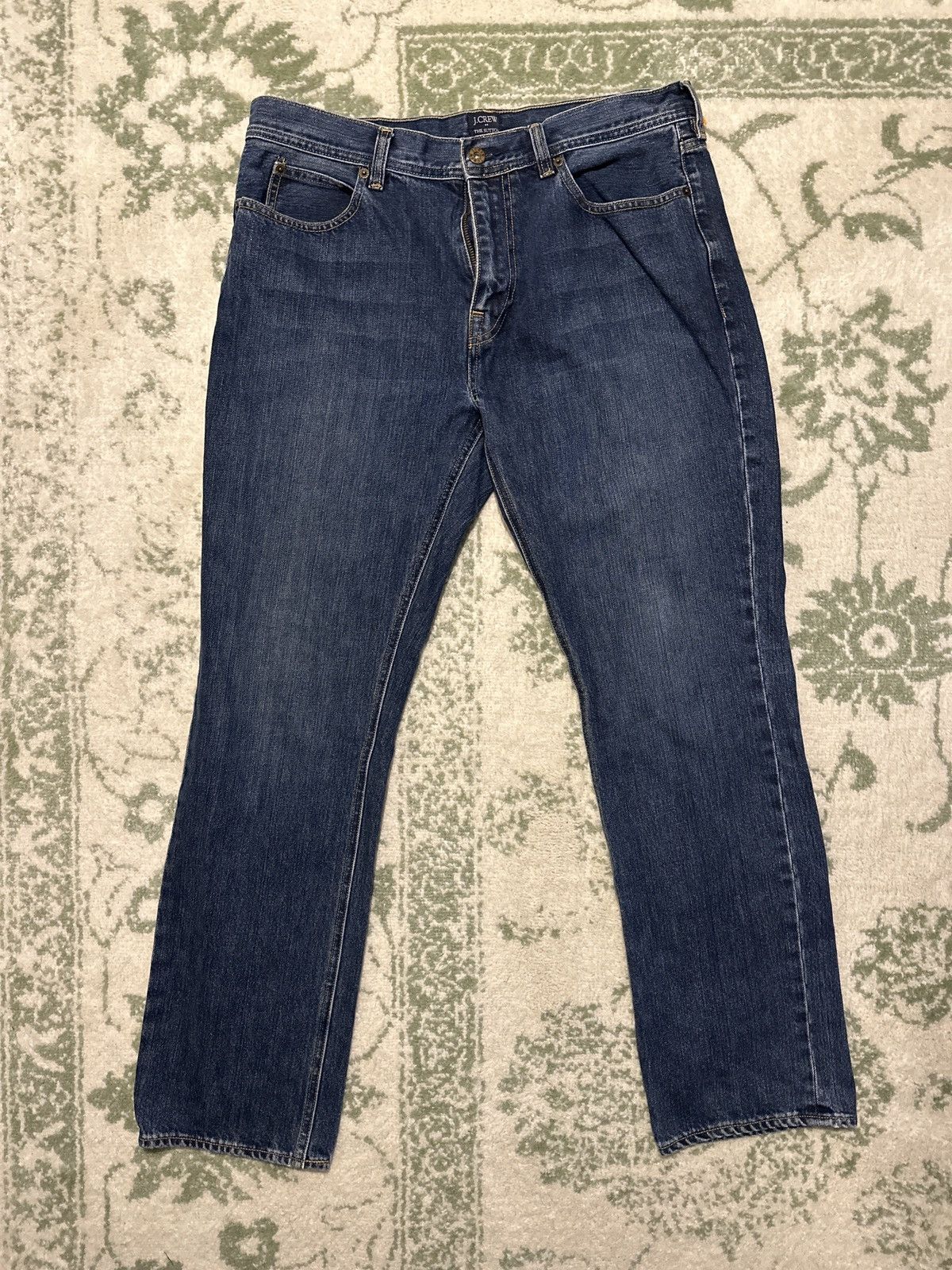 J.Crew J. Crew The Sutton Men’s Medium Wash Denim Jeans 34x32 Size US 32 / EU 48 - 2 Thumbnail