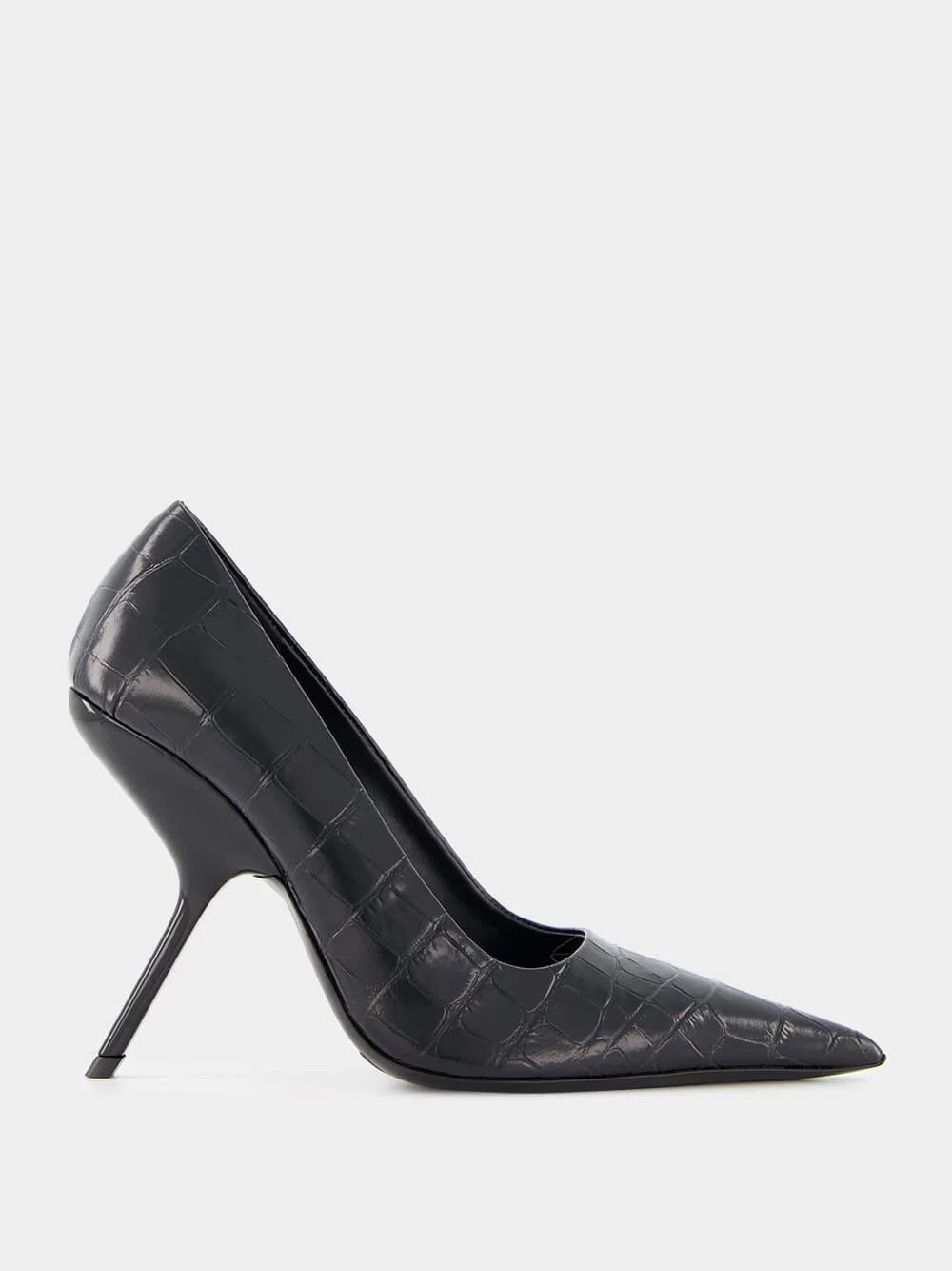 o1s1rm0924 Eva Leather Pumps in Black