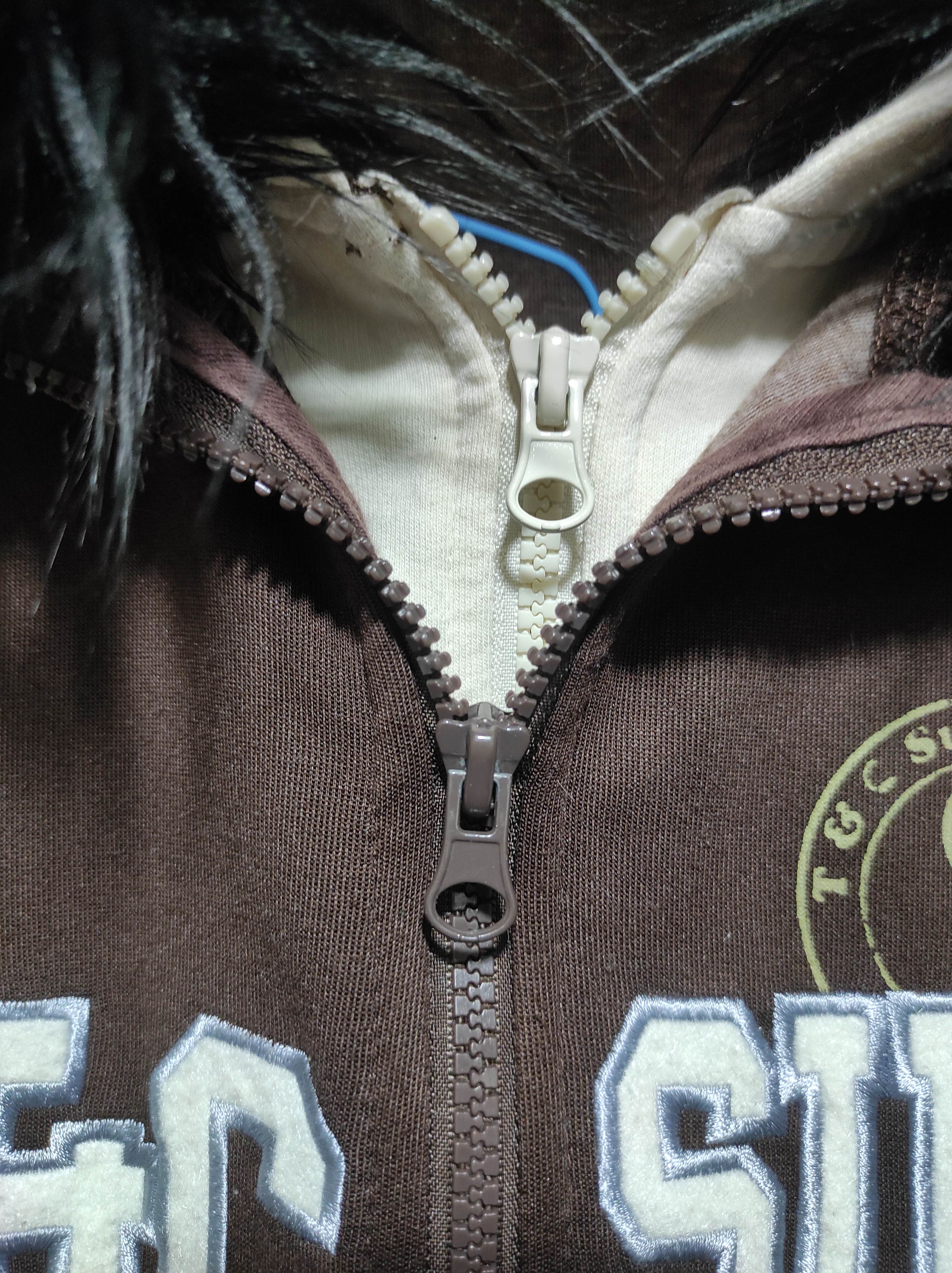 Hysteric Glamour T&C Surf Double Layer Zipper Fur Hoodie LGB i6w9 style Size US L / EU 52-54 / 3 - 8 Thumbnail
