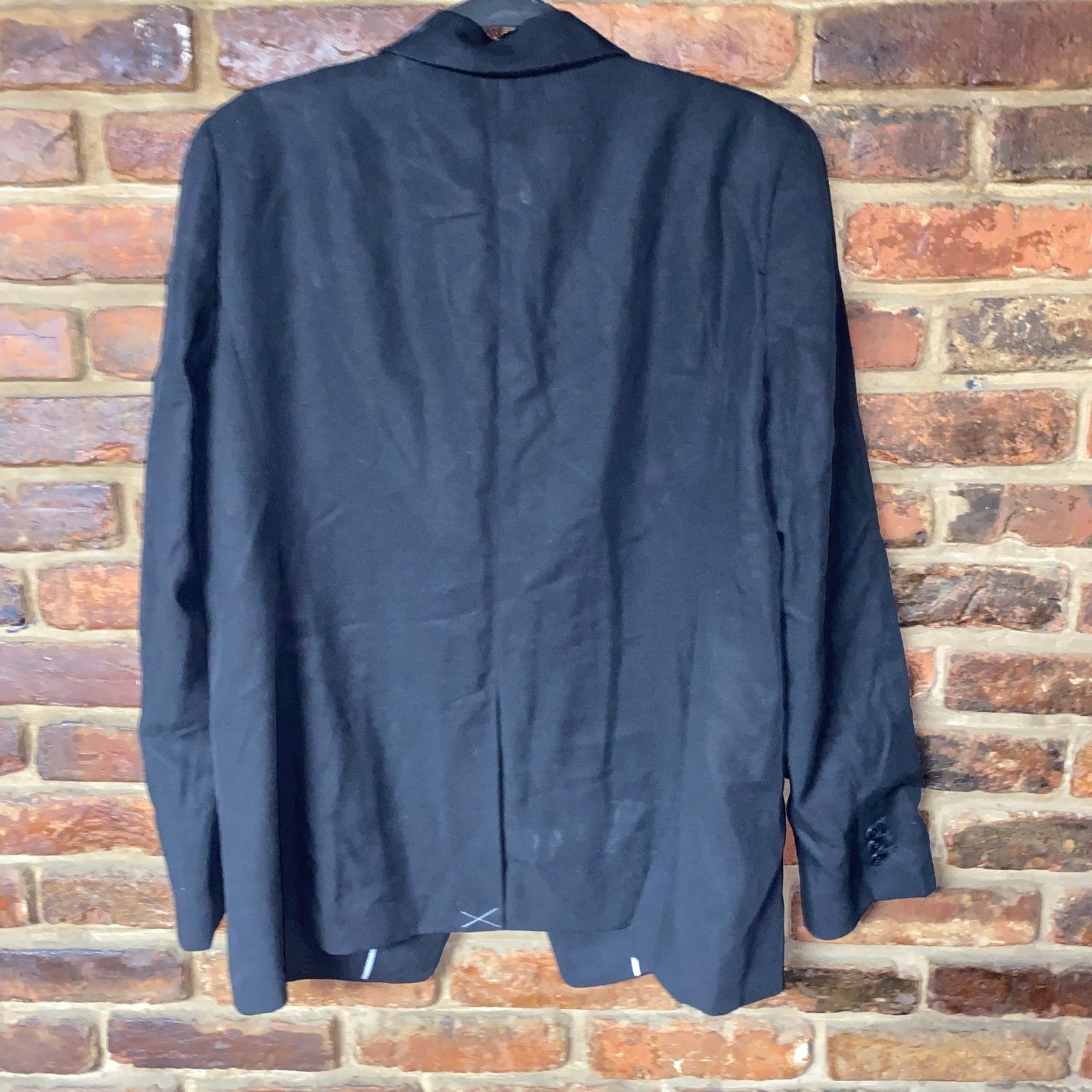 Loft NWT Ann Taylor LOFT Black Single One Button Blazer Jacket 14 Size XL / US 12-14 / IT 48-50 - 7 Thumbnail