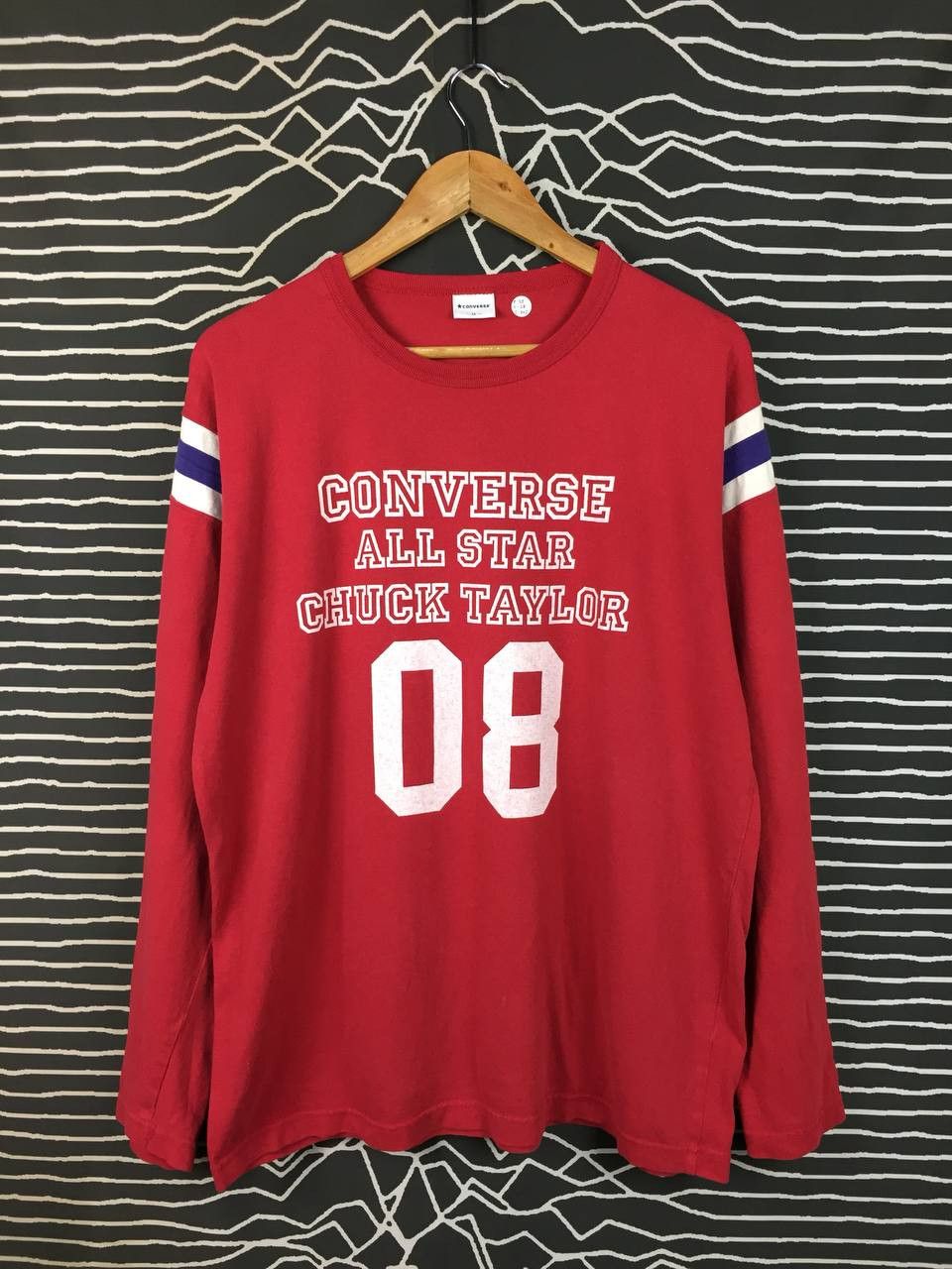 Converse Converse All Star Chuck Taylor Varsity Stripe Longsleeve Tee Size US XL / EU 56 / 4 - 1 Thumbnail