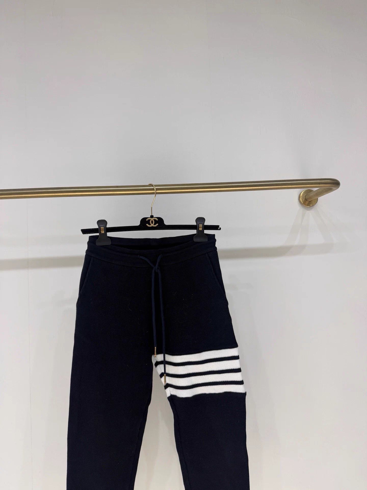 Thom Browne Thom Browne Classic Waffle Track Pants 99 New 40 Size 28" / US 6 / IT 42 - 2 Thumbnail