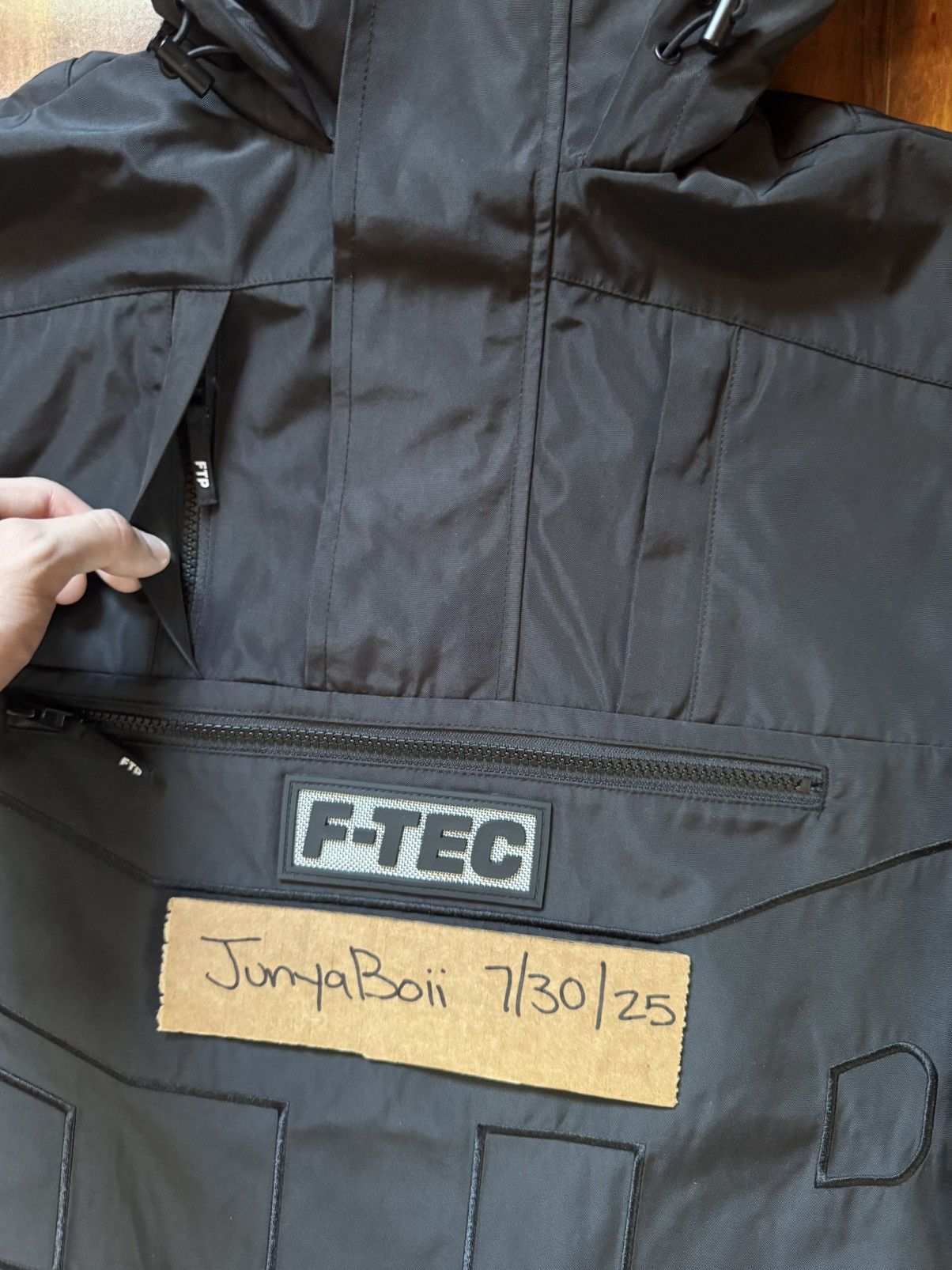 Fuck The Population FTP FW23 Black F-Tec Anorak Small Size US S / EU 44-46 / 1 - 10 Thumbnail