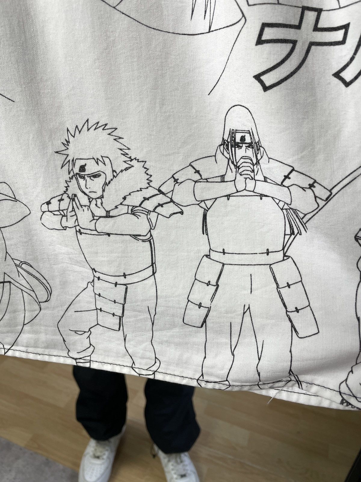 Japanese Brand × Vintage Vintage 2002 Naruto Graphic Tee Y2K T-Shirt Size US S / EU 44-46 / 1 - 13 Thumbnail