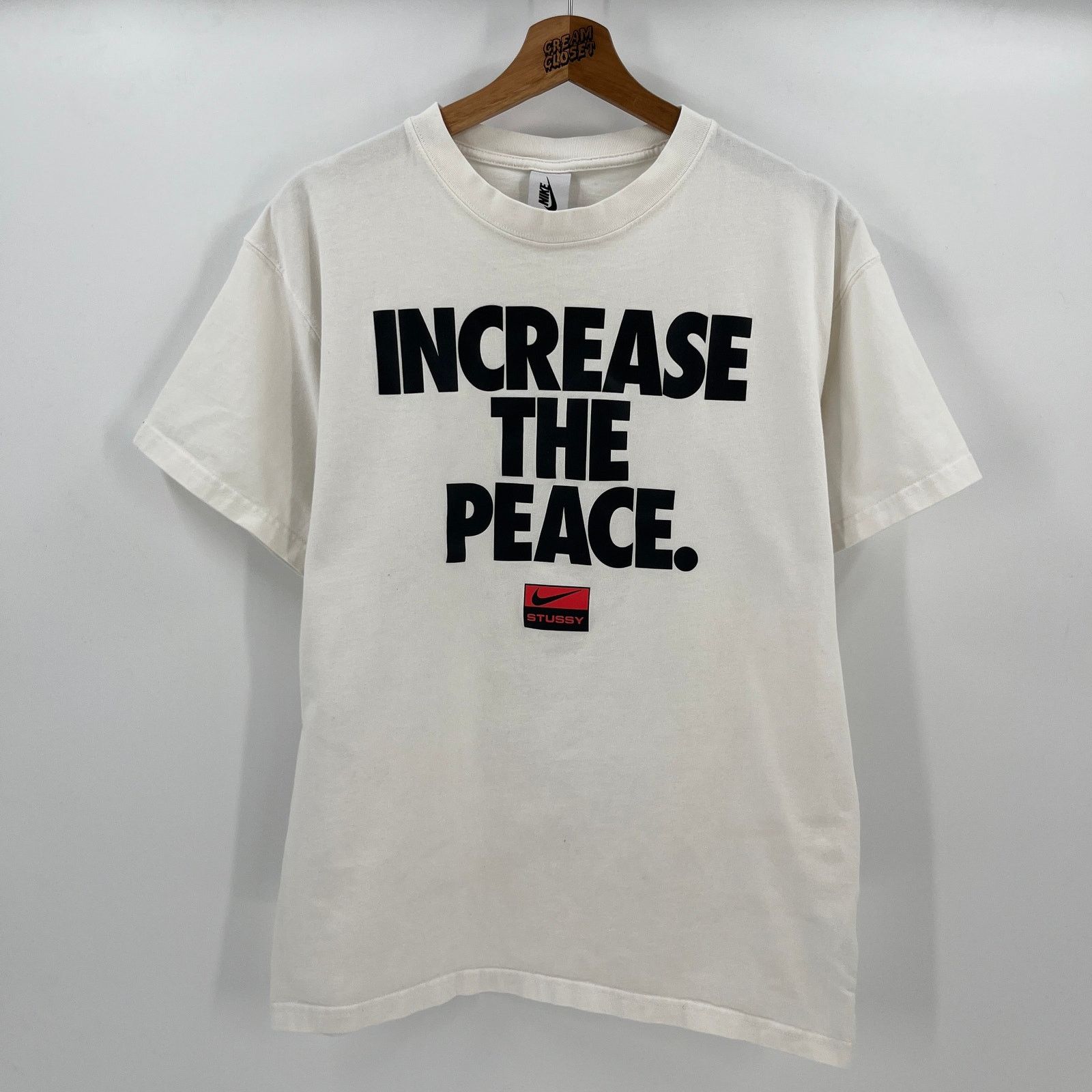 Nike × Stussy Nike x Stüssy: Peace Love Swoosh T-Shirt | Grailed