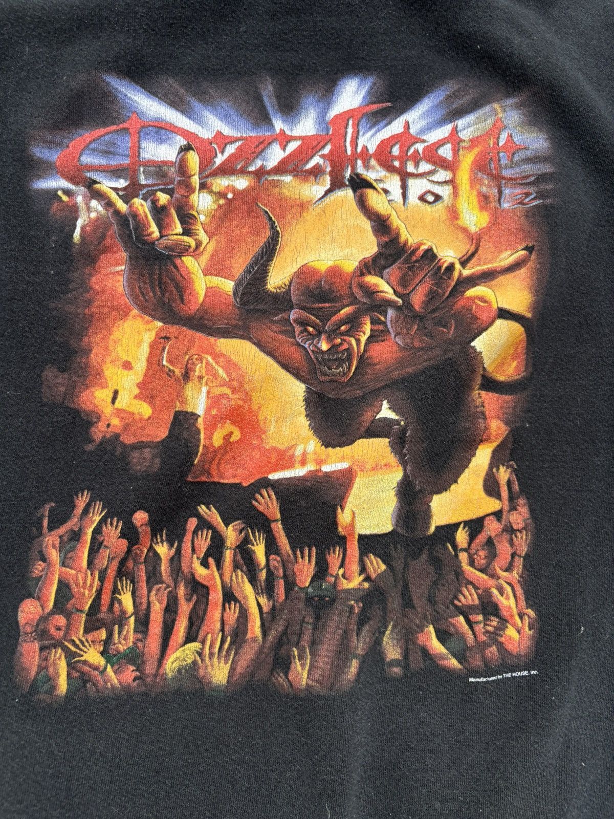 Band Tees Vintage Y2K 2000s Ozzfest Hoodie Size US XL / EU 56 / 4 - 3 Thumbnail