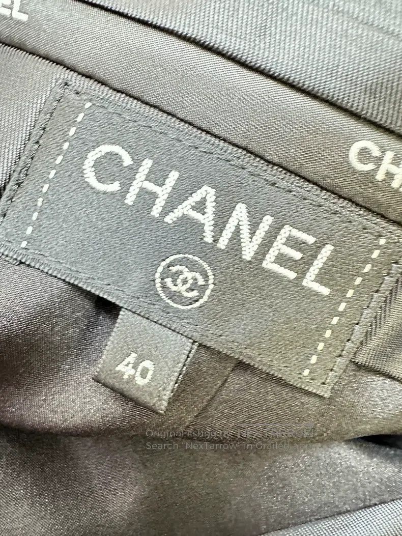 Chanel Chanel 19A Egypt Series Black Gold Thin Striped Casual Pa Size 26" / US 2 / IT 38 - 7 Thumbnail