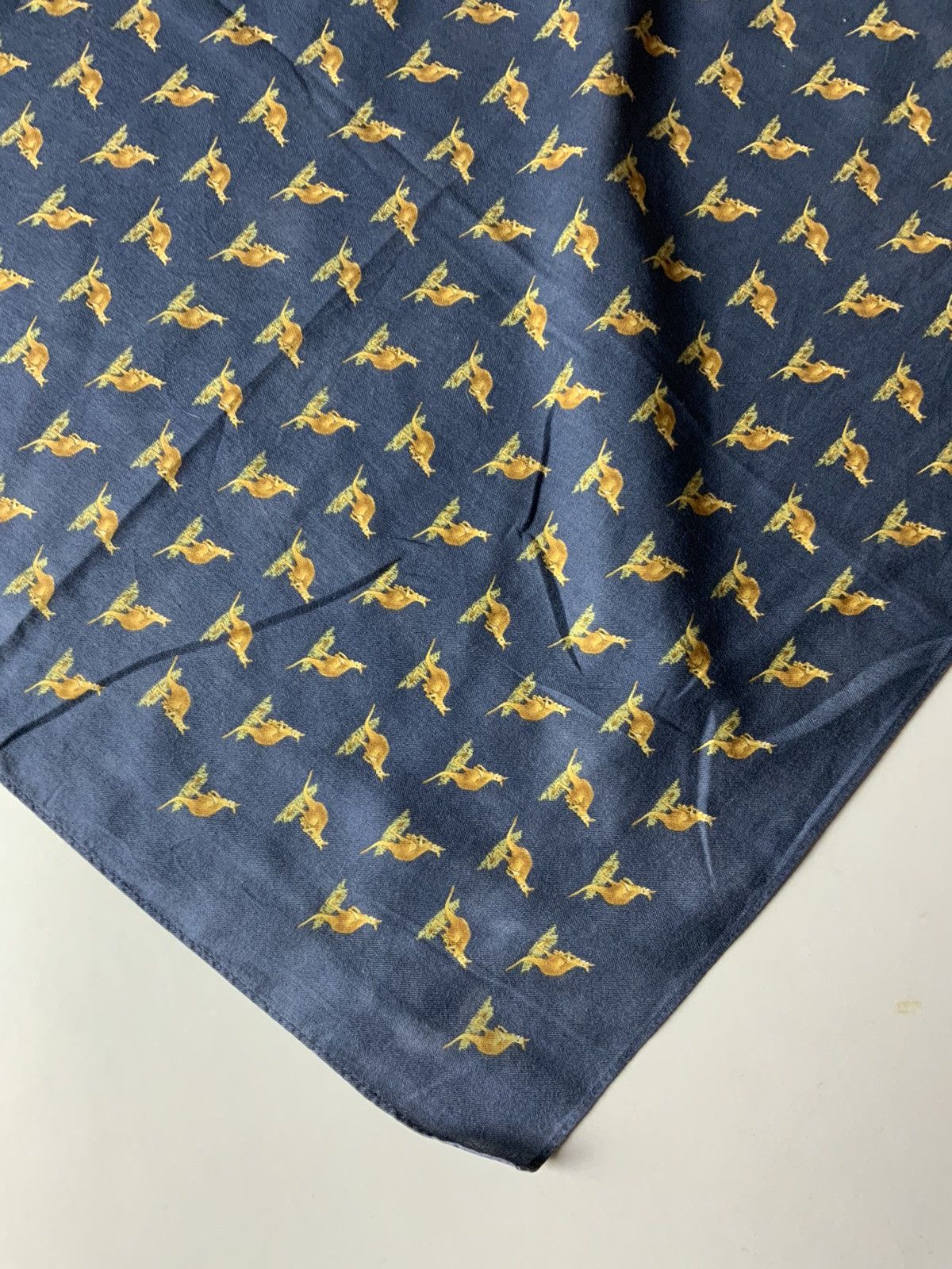 Vintage Renoma Kangaroo Monogram Bandana Handkerchief Size ONE SIZE - 6 Thumbnail