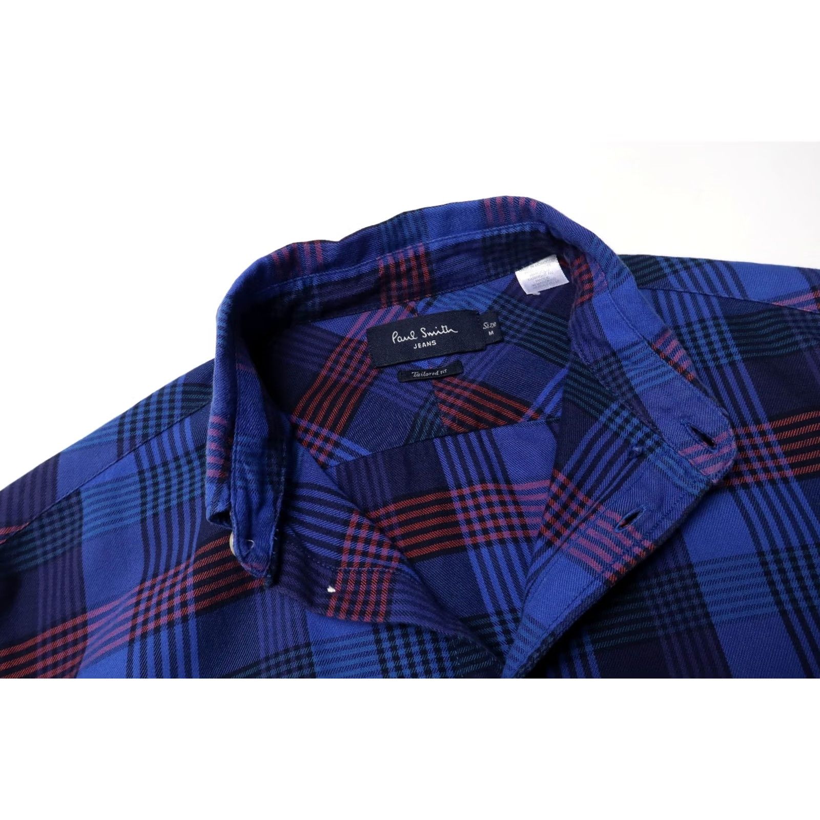 Paul Smith Paul Smith Shirt Mens M Blue Tailored Fit Men Plaid Lighweight Flannel Pocket Size US M / EU 48-50 / 2 - 4 Thumbnail