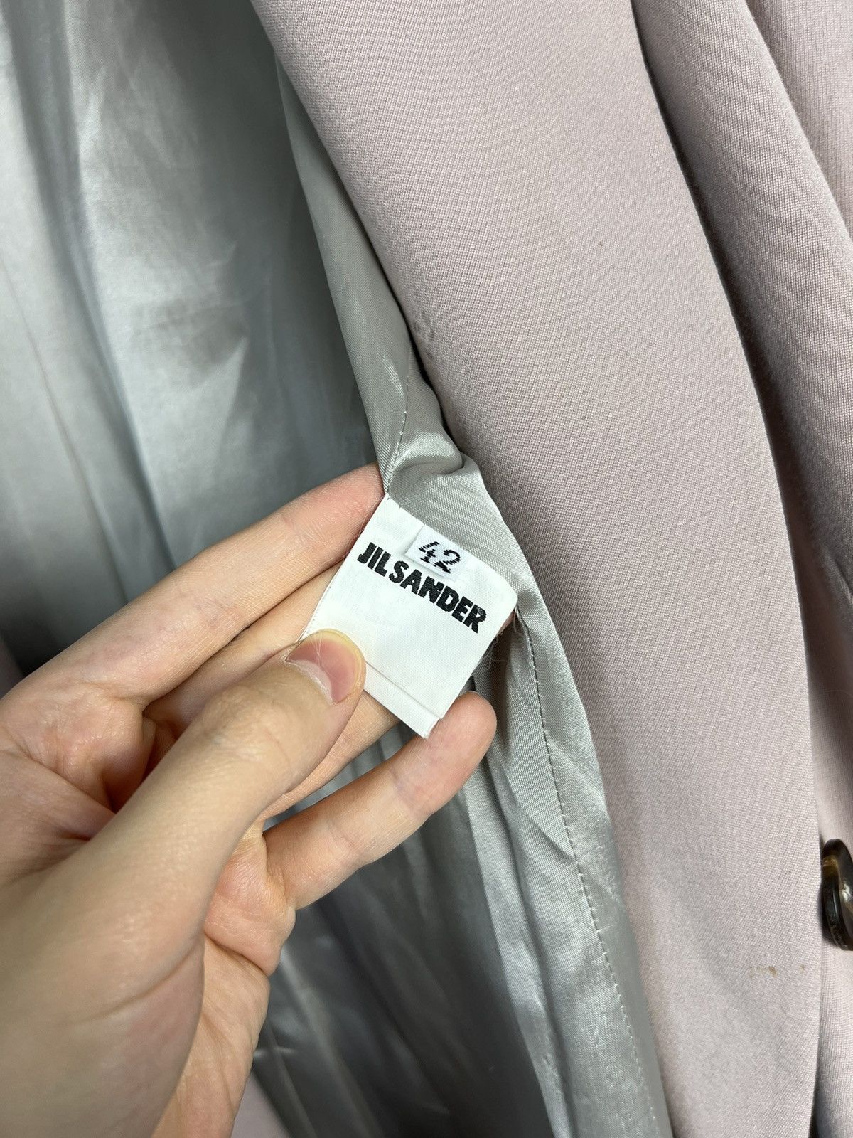 Jil Sander Jil Sander Double-Breasted Blazer pure new wool rare Size L / US 10 / IT 46 - 3 Thumbnail