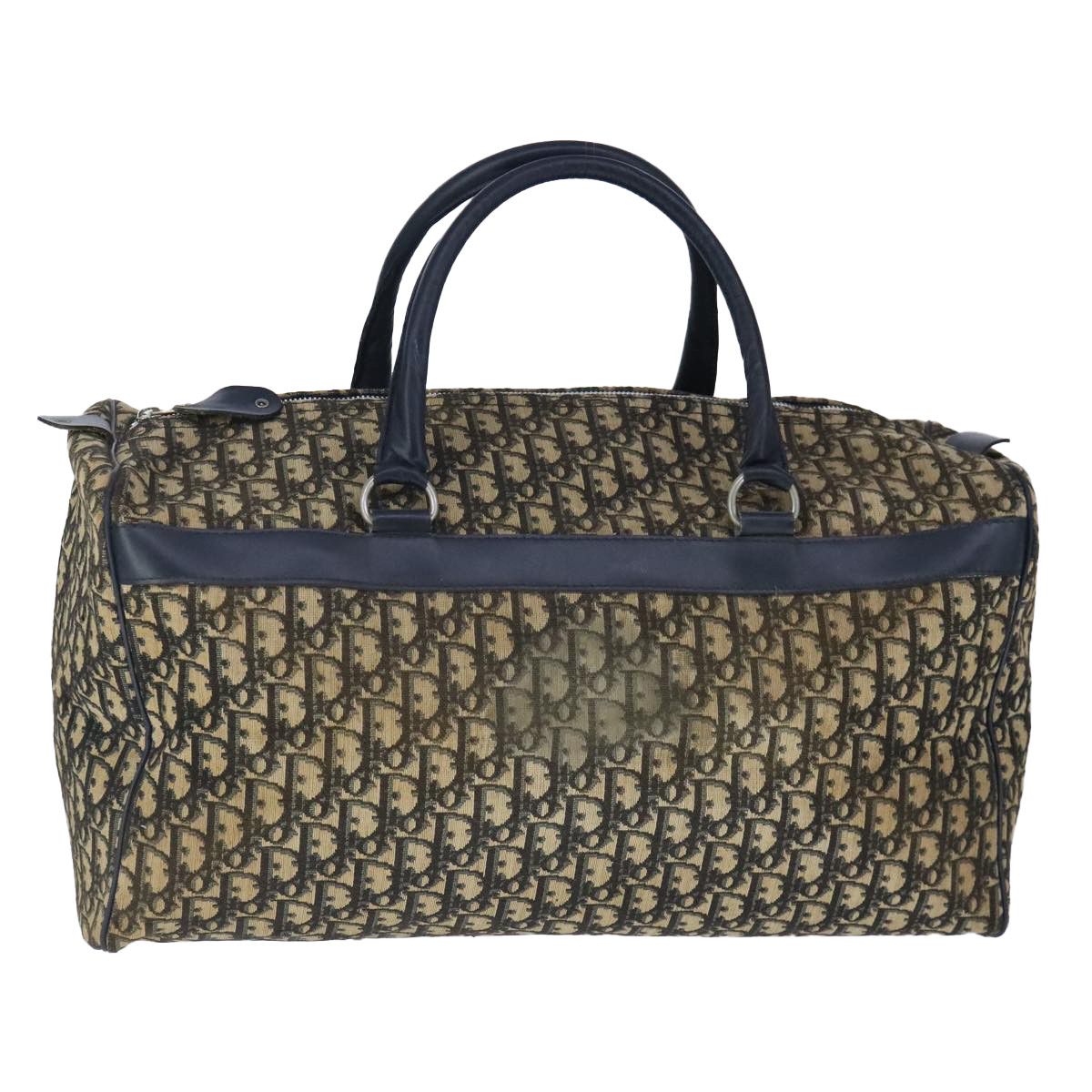 Dior Trotter Navy Canvas Travel Bag (Pre-Owned) Size ONE SIZE - 1 Thumbnail