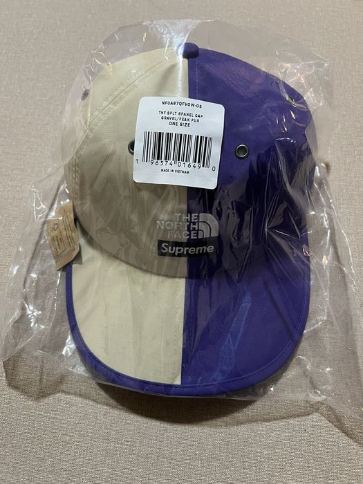 Supreme SUPREME®/THE NORTH FACE® SPLIT 6-PANEL Hat SS24 in Tan NWT