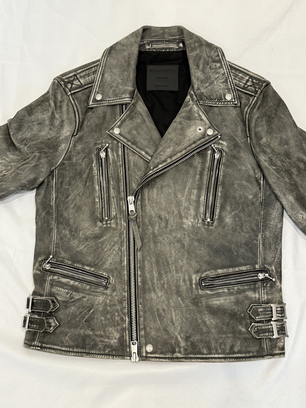 Allsaints Allsaints Ark Leather Jacket M Size US M / EU 48-50 / 2 - 5 Thumbnail