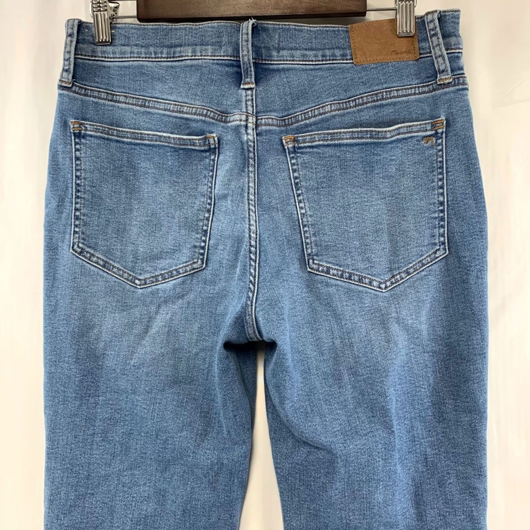 Madewell Madewell The Mid-Rise Perfect Vintage Jean Womens Blue Straight Leg Stretch Size 28 Size 28" / US 6 / IT 42 - 5 Thumbnail