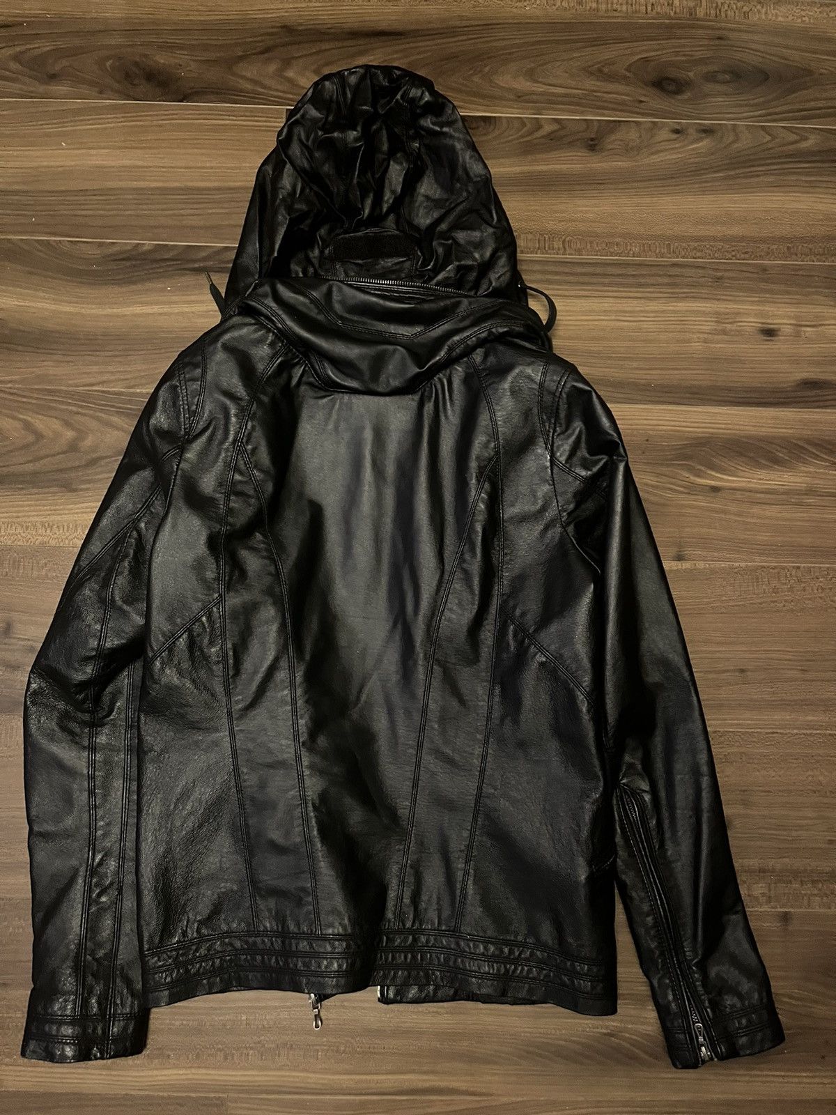 GOA Goa bono black leather jacket | Grailed