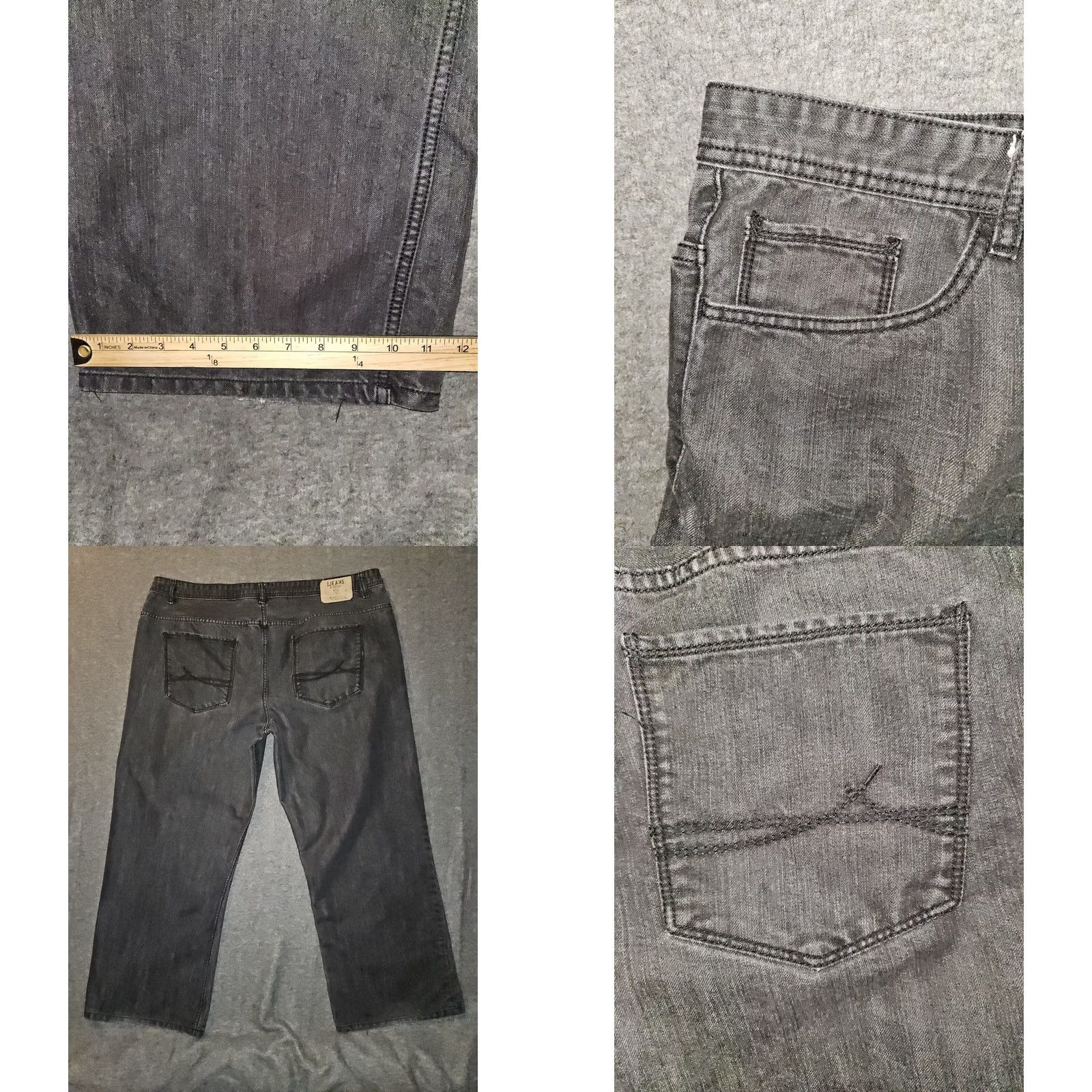 Vintage VINTAGE I Jeans by Buffalo Taylor Easy Straight Jeans Men's 44x30 Black Preppy Casual Shirt? Size US 44 / EU 60 - 8 Thumbnail