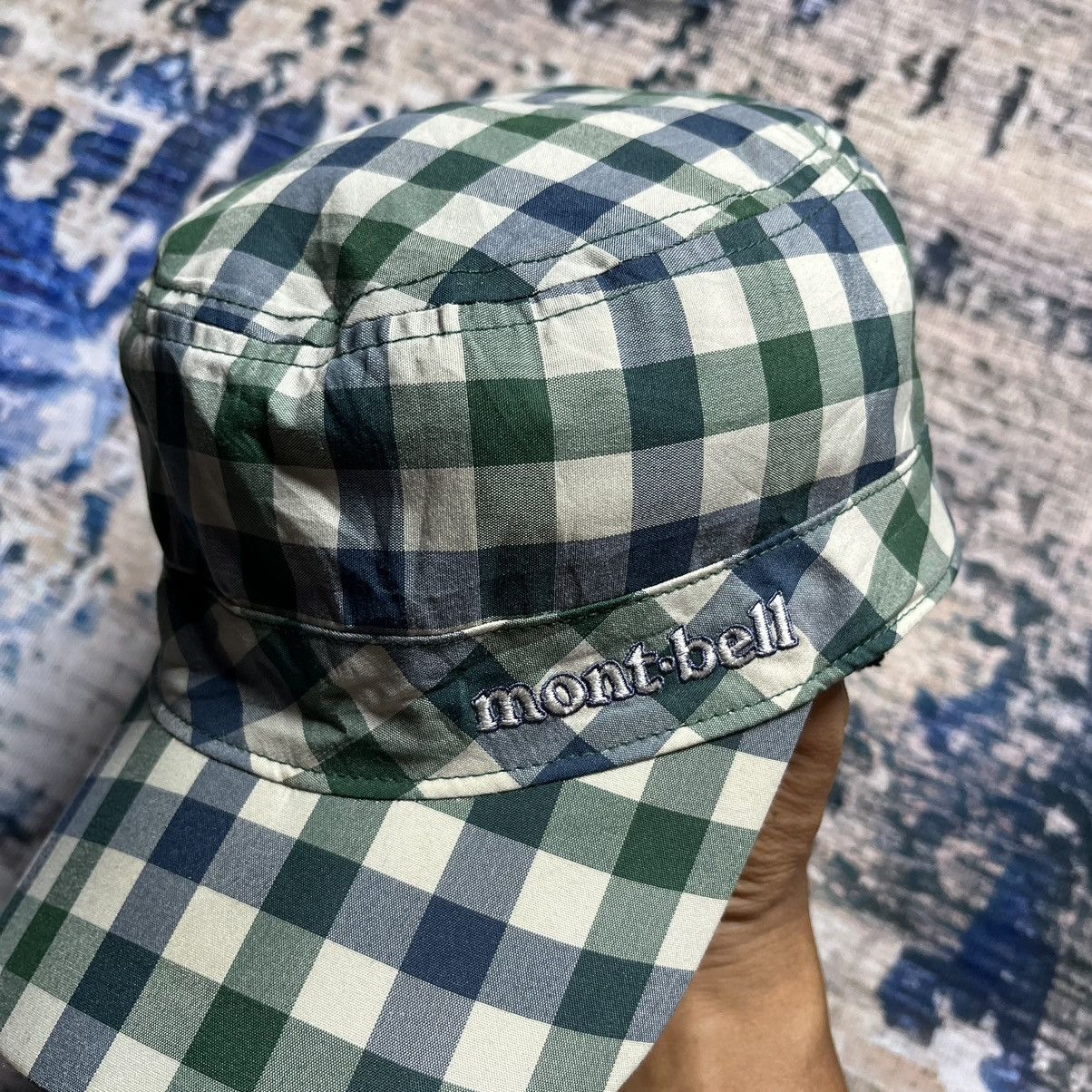 Japanese Brand × Montbell 💥Mont Bell Checkered Spell Out Cap Hats Size ONE SIZE - 2 Thumbnail