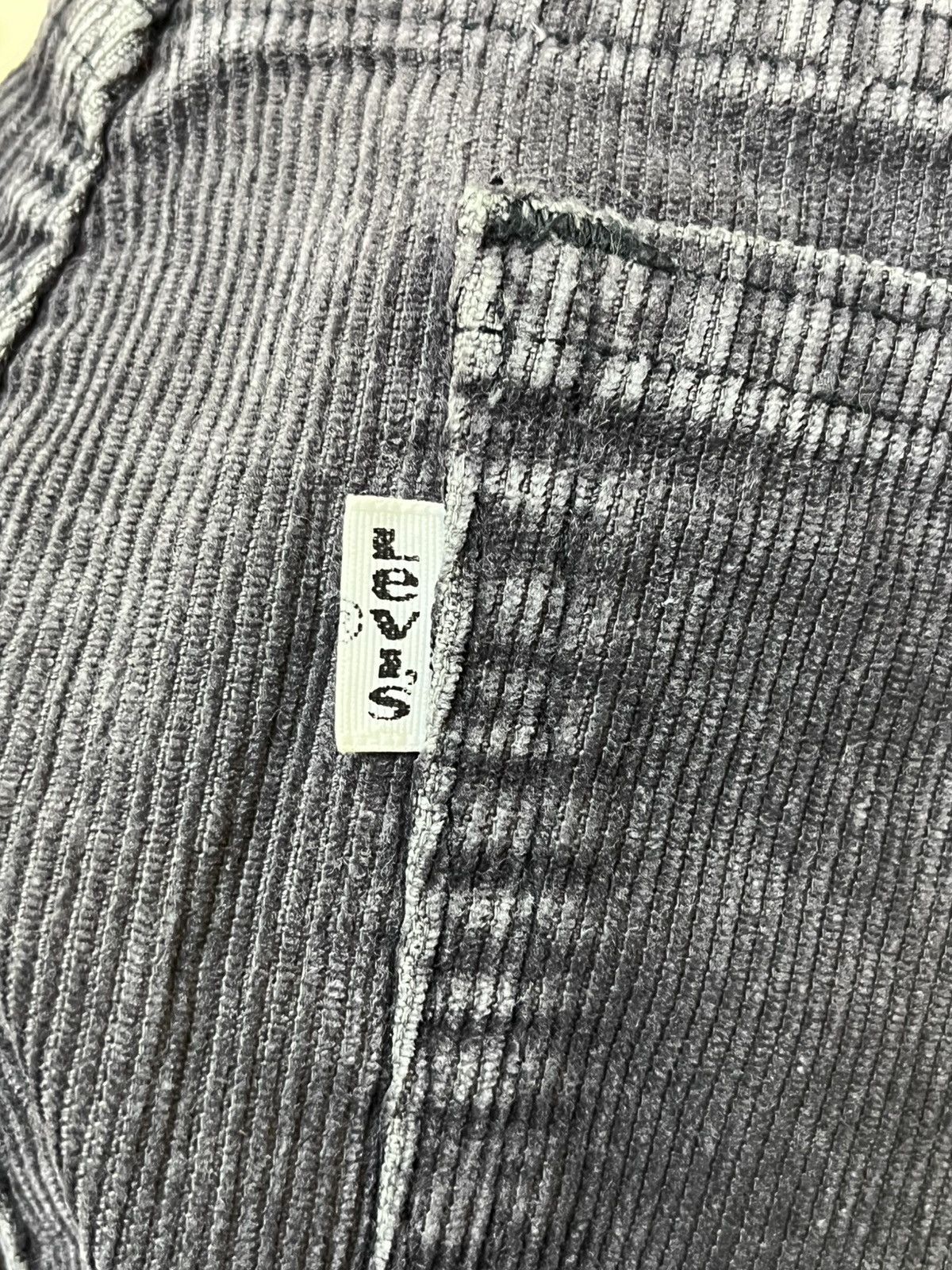 Levi's ICONIC🔥VINTAGE 70s/80s LEVI’S STRAUSS GREY CORDUROY PANTS Size US 30 / EU 46 - 17 Thumbnail
