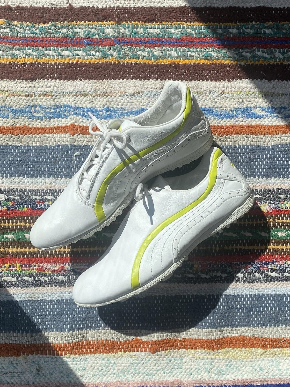 Puma 2000’s Puma Gold Leather Sneakers Vintage Women’s US7 Size US 4.5 / IT 34.5 - 2 Thumbnail