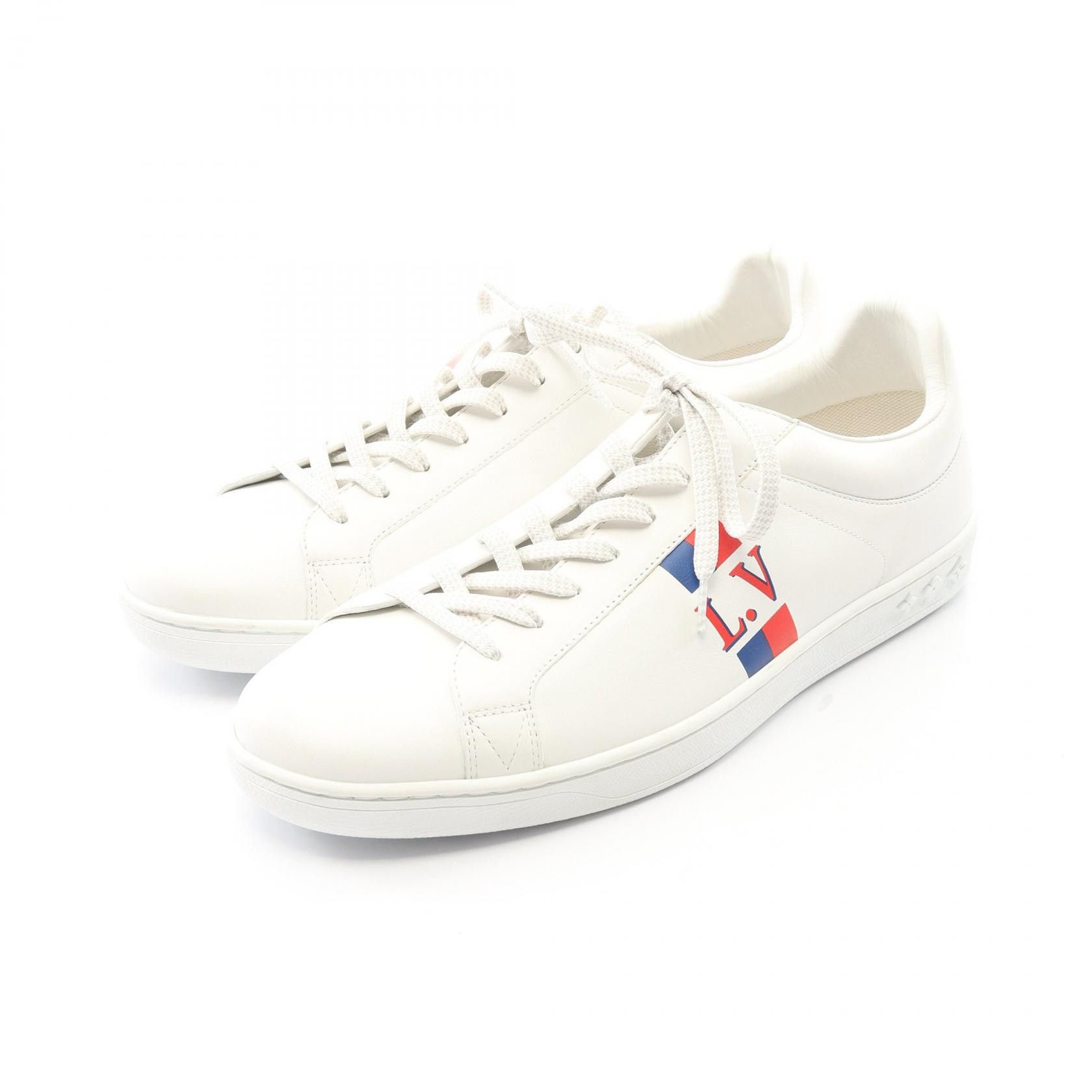 Louis Vuitton Louis Vuitton Louis Vuitton Luxembourg Line Leather Sneakers Leather Shoes DUTY FREE for USA Size ONE SIZE - 1 Thumbnail