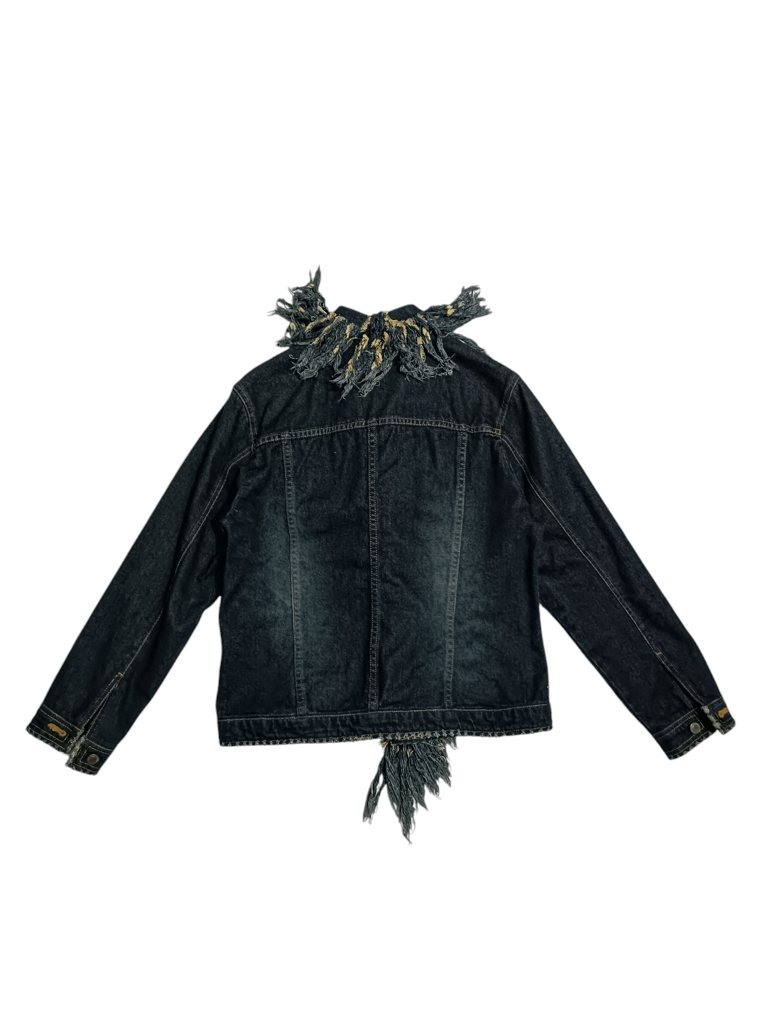 Japanese Brand Japanese Brand Fringe Denim Jacket Size US L / EU 52-54 / 3 - 6 Thumbnail