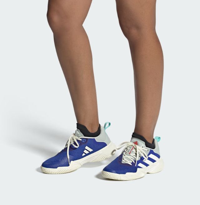 Adidas Adidas ID1555 Barricade Tennis Sneaker Shoes Blue ( 7 ) Size US 7 / EU 40 - 1 Thumbnail
