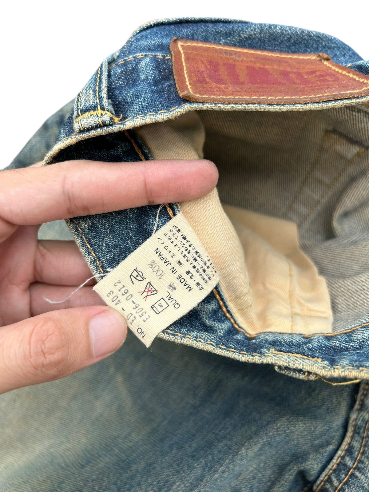 Edwin × If Six Was Nine × Kapital Vtg Edwin Selvedge Distressed Rusty Mudwash Denim Size US 28 / EU 44 - 8 Thumbnail