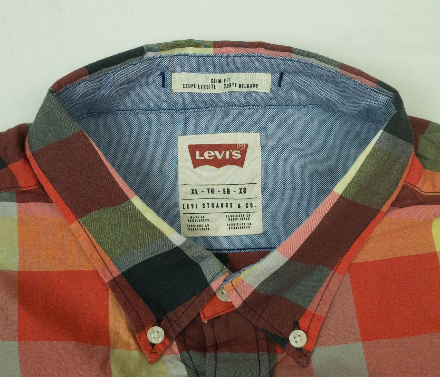 Levi's - MENS Levi's SHIRT SHORT SLEEVE COTTON SIZE XL Size US XL / EU 56 / 4 - 5 Thumbnail