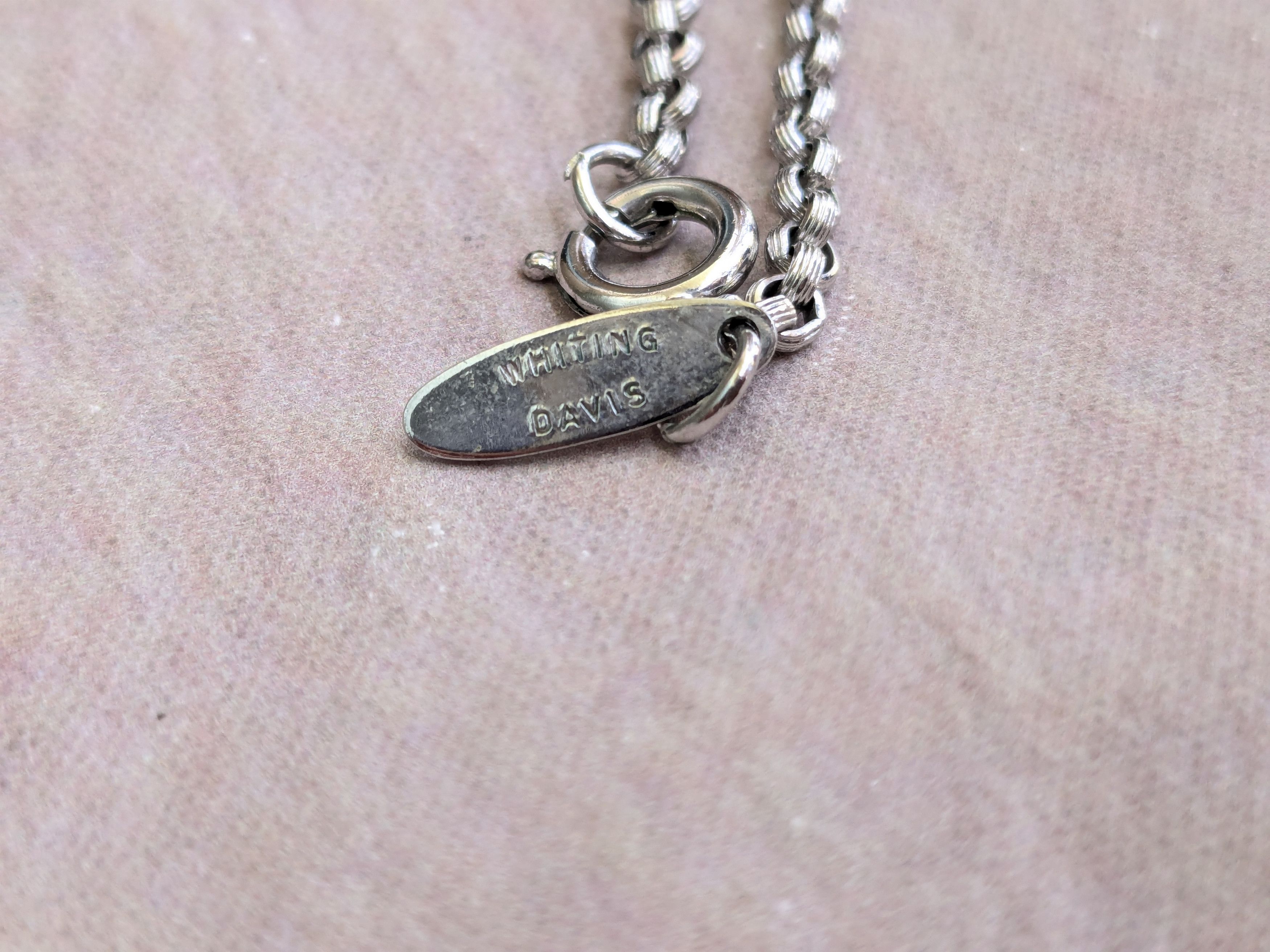 Jewelry × Vintage Silver Choker Necklace 21.5" Round Chain Size ONE SIZE - 6 Thumbnail