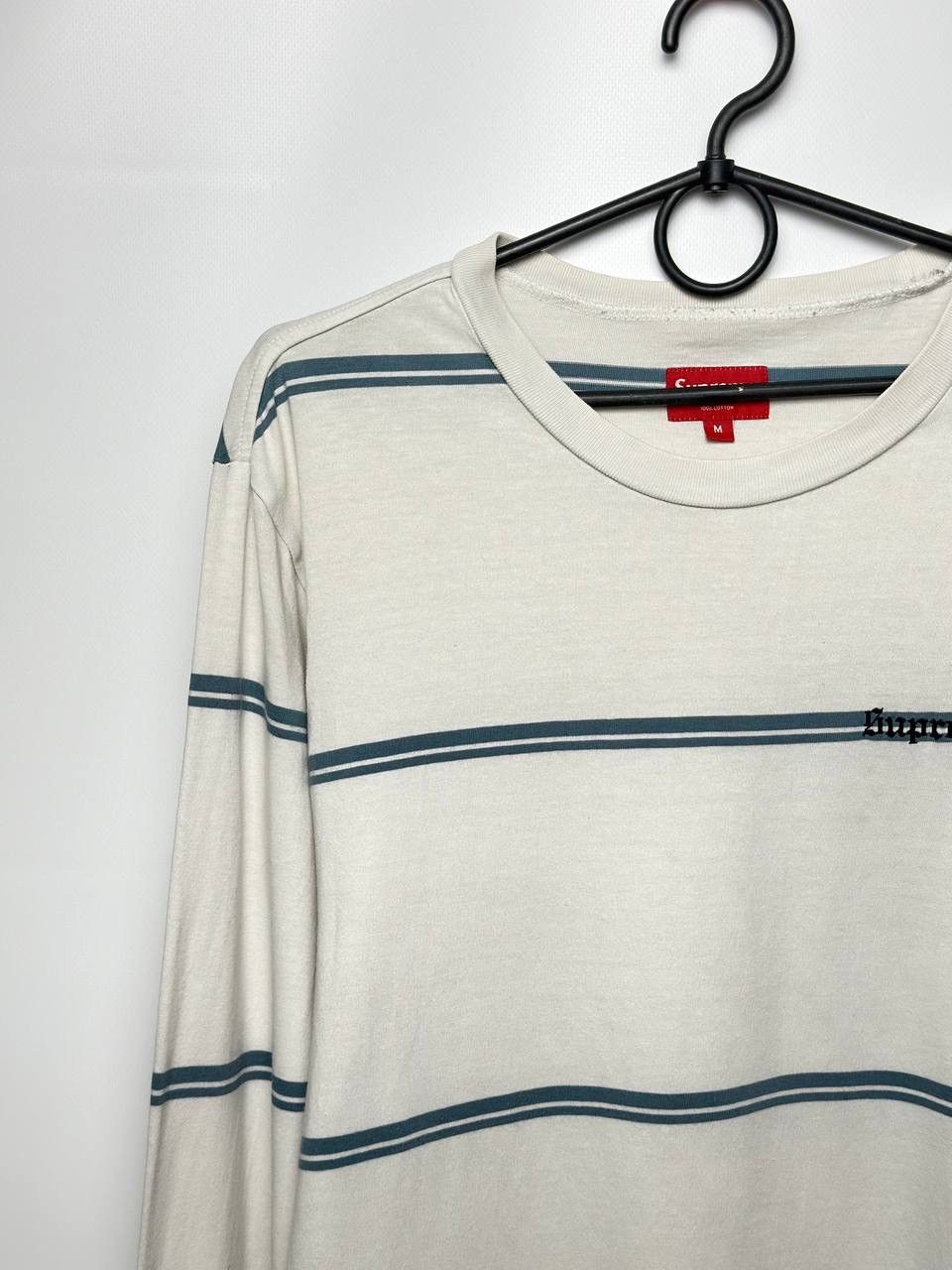 Supreme Supreme FW 2017s Striped Long Sleeve OG Y2k Size US M / EU 48-50 / 2 - 11 Thumbnail