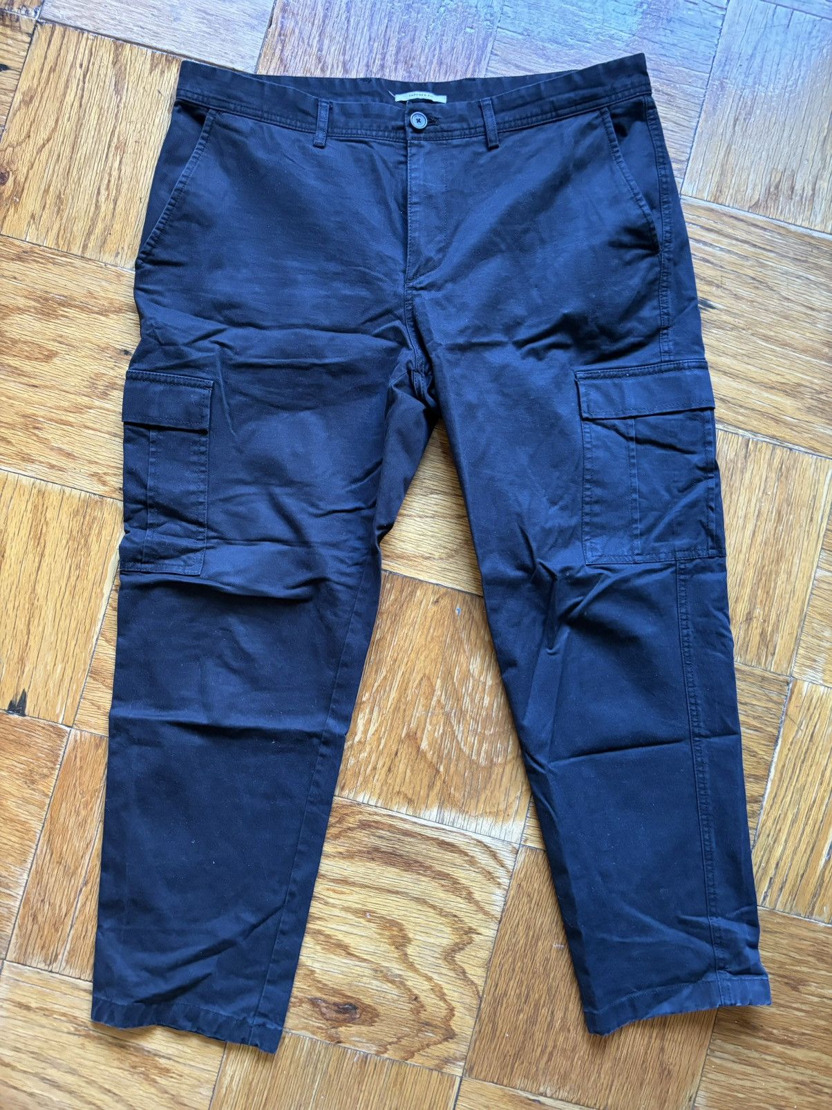 Mango Black Cargo Pants Size US 36 / EU 52 - 1 Thumbnail