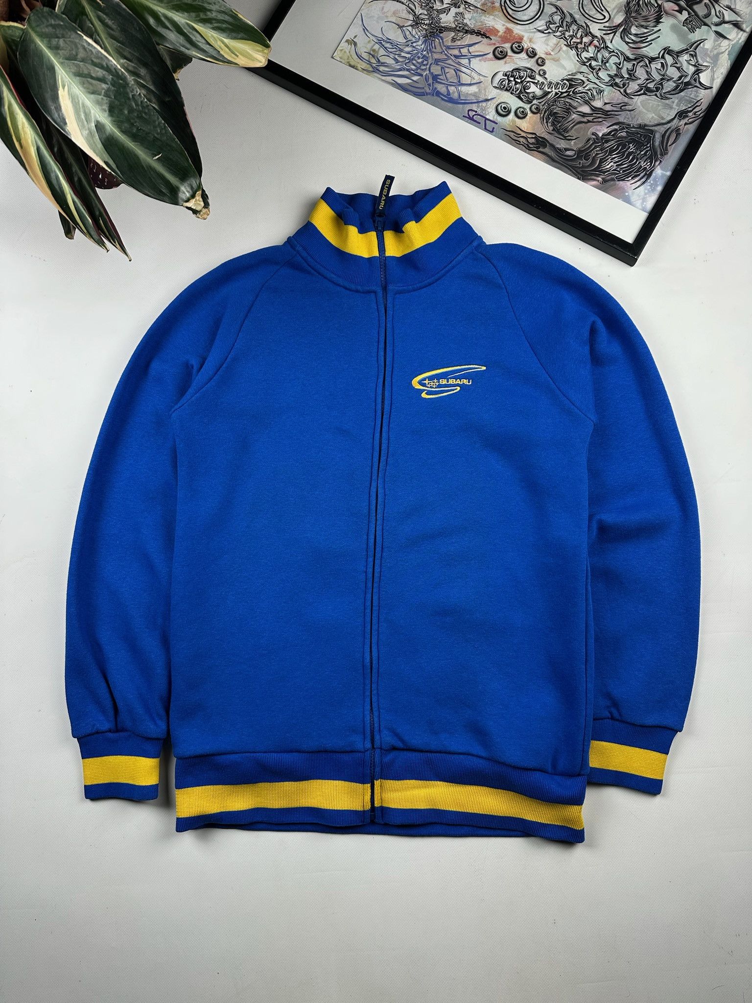 Vintage Subaru Rally Team Vintage Zip racing Sweater sweatshirt Size US S / EU 44-46 / 1 - 1 Thumbnail