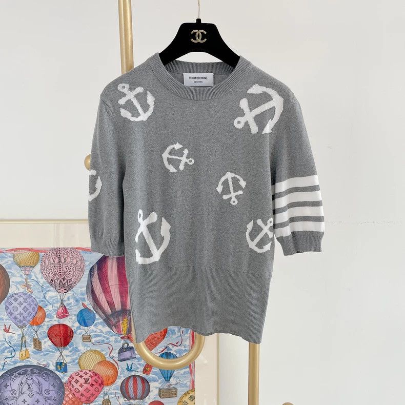 Thom Browne Thom Browne Ship anchor knit jackets Size XS / US 0-2 / IT 36-38 - 1 Thumbnail