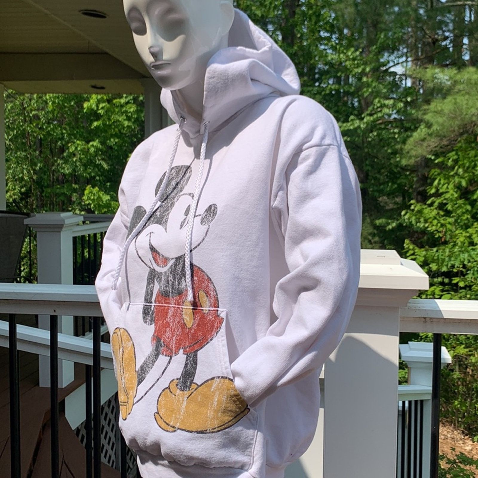 Disney Y2K Mickey Mouse Disney hoodie sweatshirt Steamboat Willie Size L / US 10 / IT 46 - 4 Thumbnail