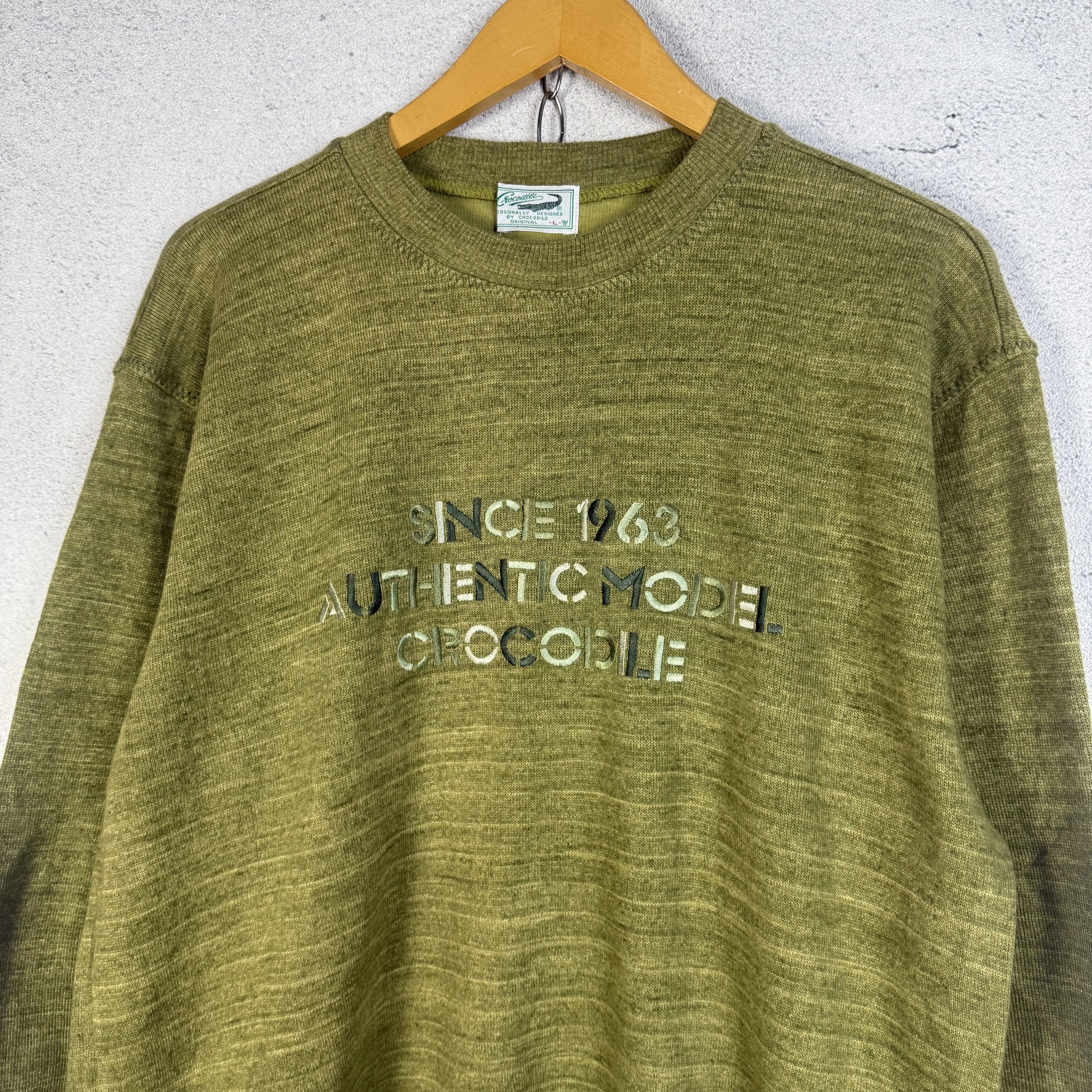 Vintage Vintage 90s Crocodile Sweatshirt Crewneck Size US L / EU 52-54 / 3 - 2 Thumbnail