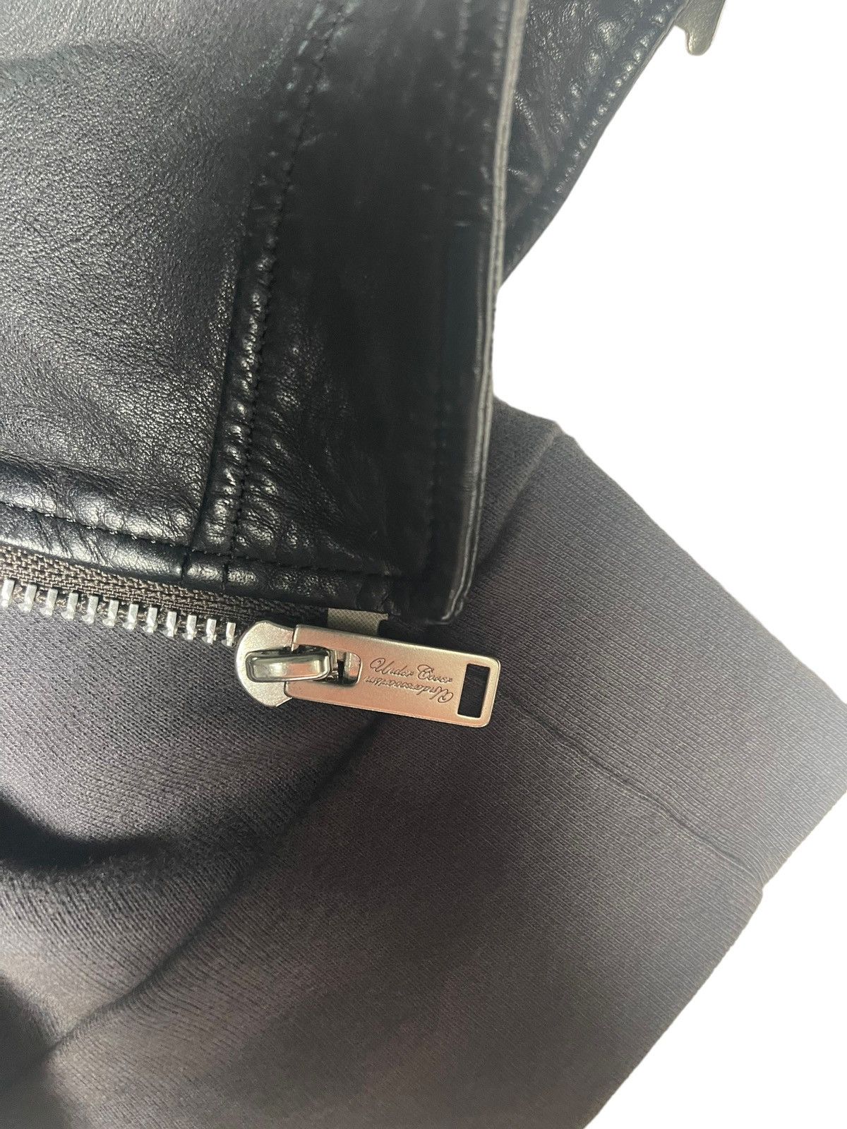 Jun Takahashi Undercover ss12 leather zip up jacket Size US M / EU 48-50 / 2 - 7 Thumbnail