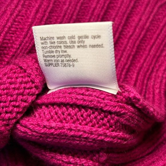 St. Johns Bay St John’s Bay Women Sweater Size 2XL Hot Pink Knit Collared Size XXL / US 16-18 / IT 52-54 - 13 Thumbnail