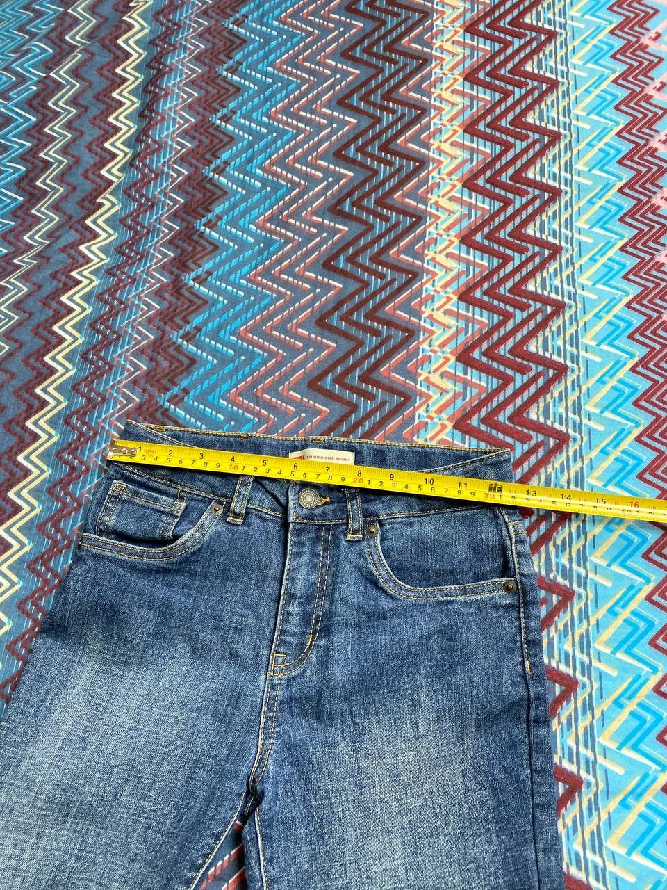 Levi's × Vintage Levi's 721 High Rise Skinny Cropped Denim Jeans Size 25" / US 0 / IT 36 - 10 Thumbnail
