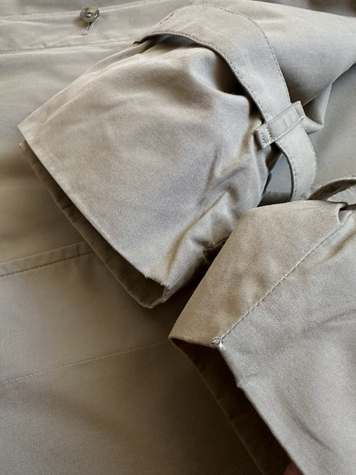 Burberry Vintage 70-80s Burberrys Beige Cotton Coat Japanese Style Size US M / EU 48-50 / 2 - 10 Thumbnail