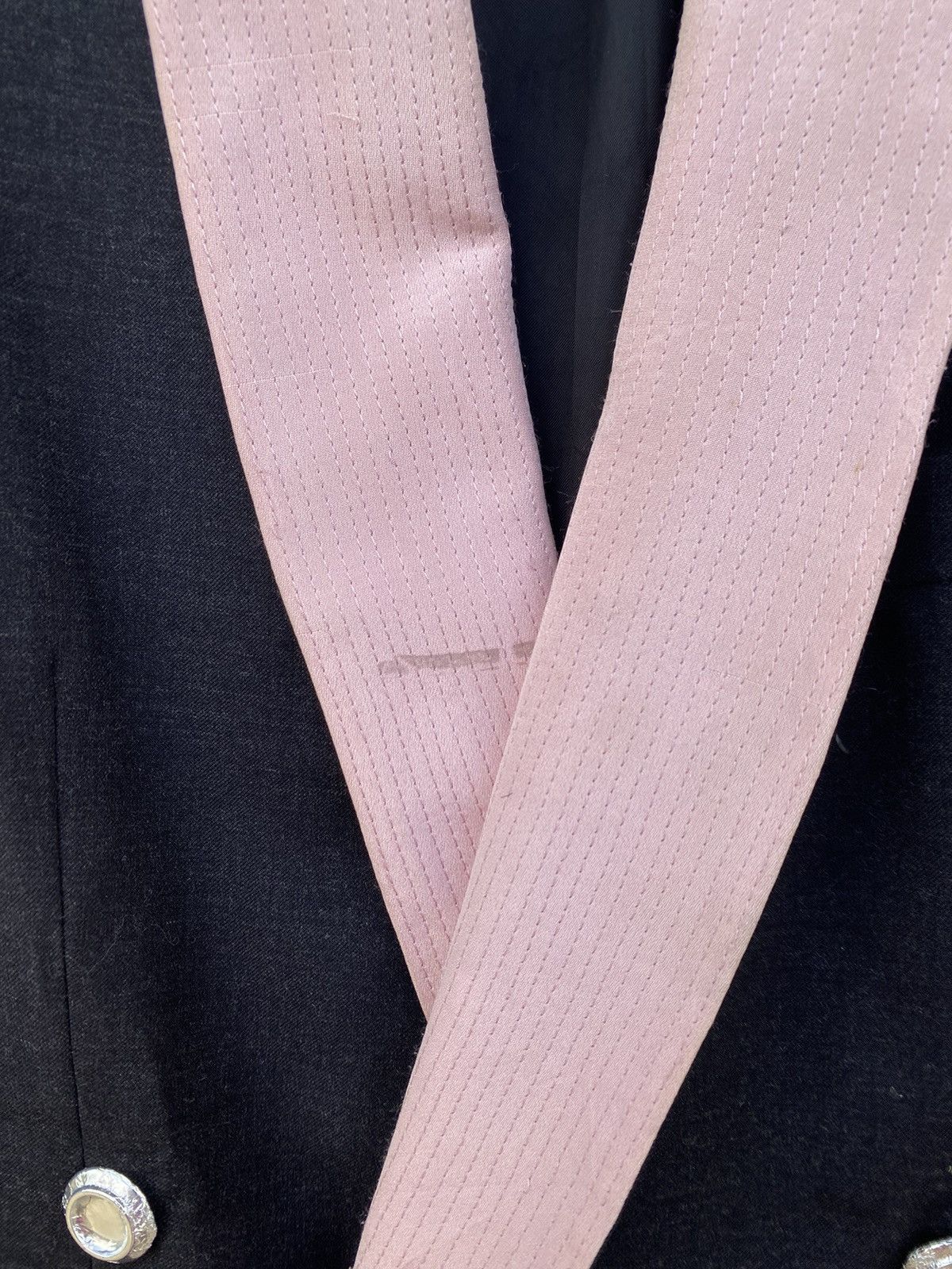 Versace Gianni Versace Couture Maxi Blazer With Pink Colar Size S / US 4 / IT 40 - 5 Thumbnail