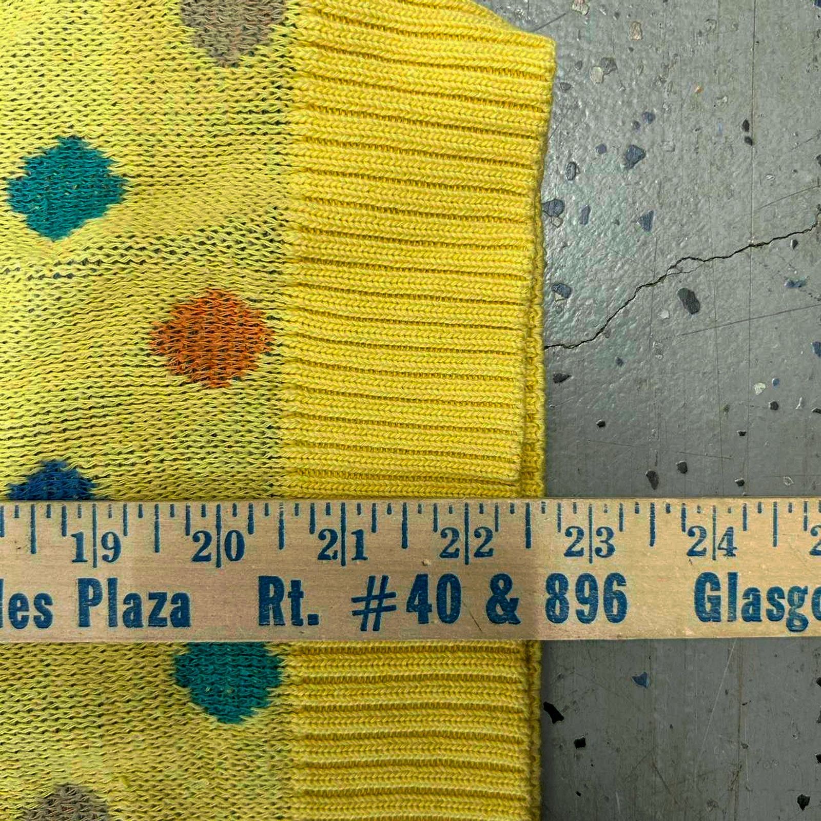 Other Yellow vintage 80s/90s polka dot sweater Size L / US 10 / IT 46 - 5 Thumbnail