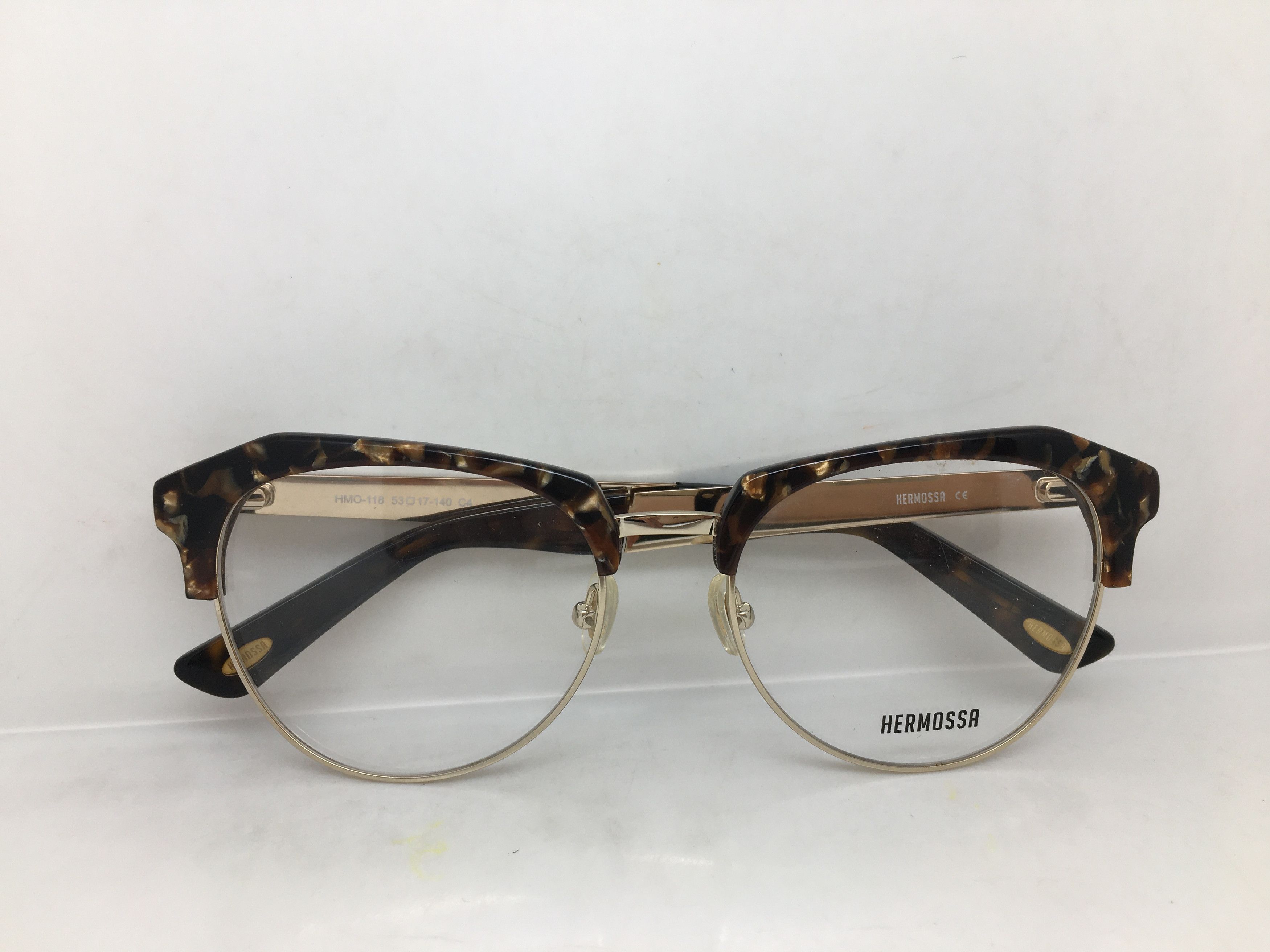 Other Hermossa Malcolm X Tortoise Gold Eyeglasses Frame Size ONE SIZE - 7 Thumbnail