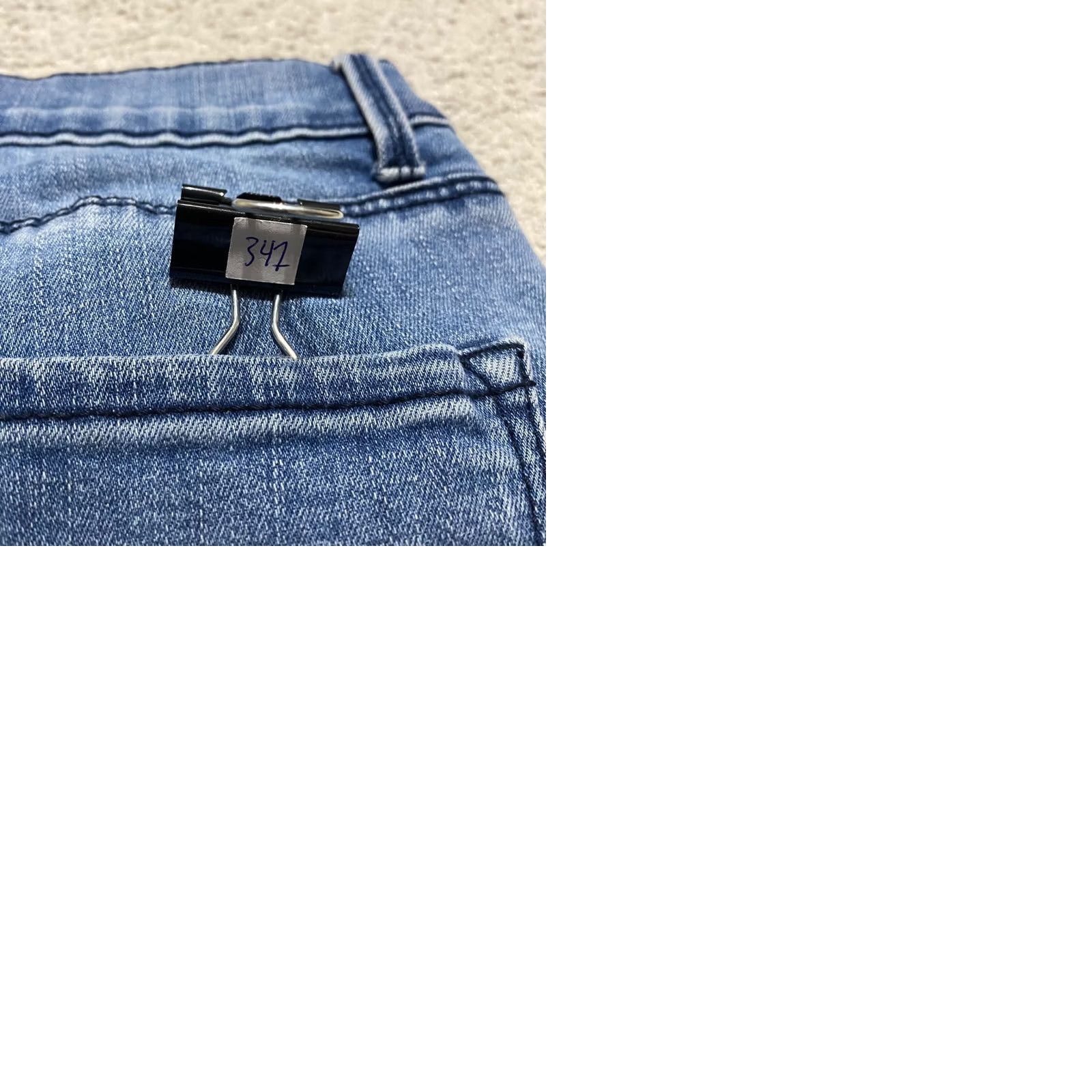 J Brand J Brand Jeans Womens Medium Blue Denim Skinny Crop 25 Waist 5-Pocket Rise Mid Size 42" / US 20 - 9 Thumbnail
