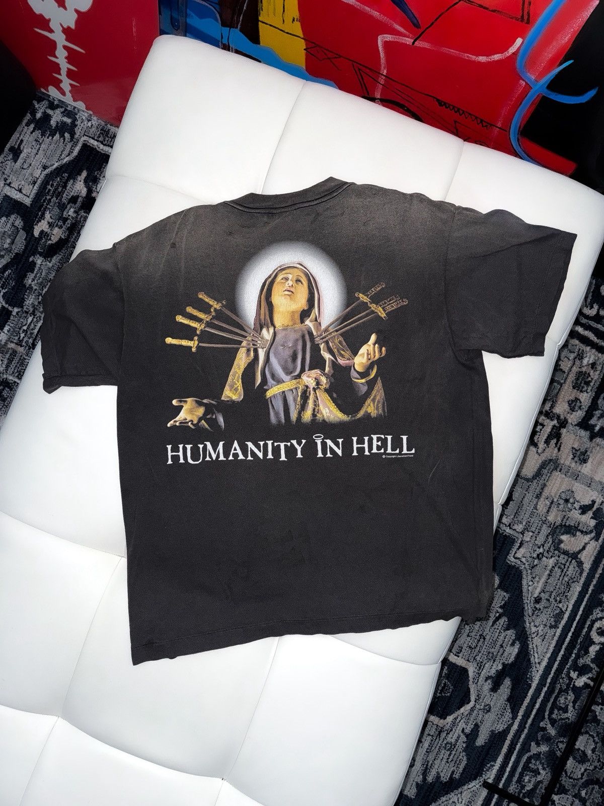 Saint Michael JESUS t shirt Size US L / EU 52-54 / 3 - 2 Thumbnail