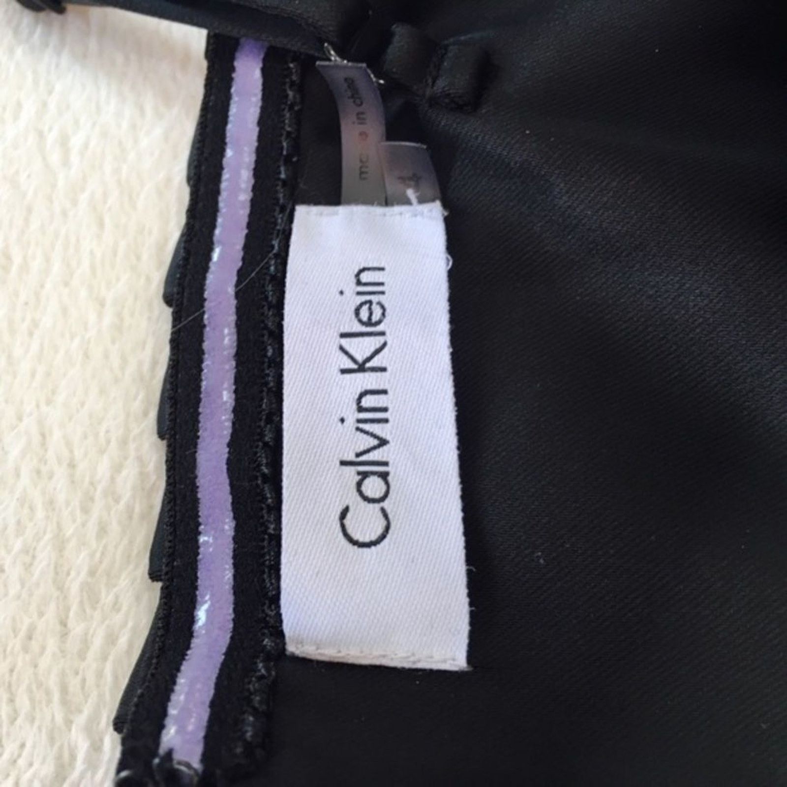 Calvin Klein Calvin Klein Sexy Black Bodycon Dress | Sz 4 Size S / US 4 / IT 40 - 4 Thumbnail