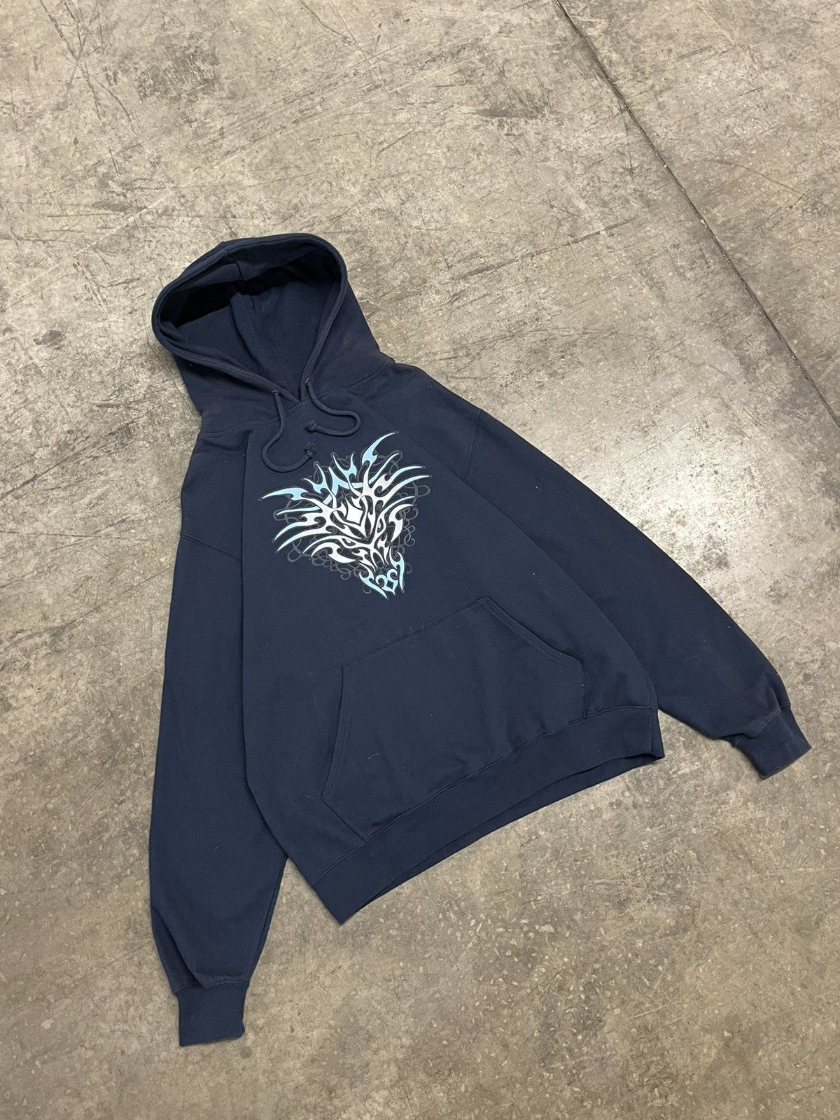 JNCO × Vintage Y2k Jnco style tribal hoodie skater rare hype boxy Size US L / EU 52-54 / 3 - 3 Thumbnail