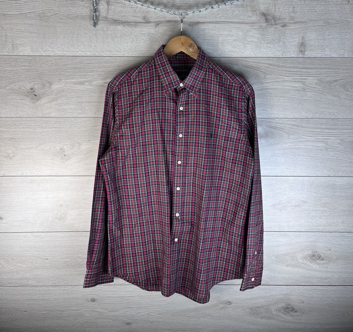 Polo Ralph Lauren Men's button-down shirt Polo Ralph Lauren size L cotton 100% Size US L / EU 52-54 / 3 - 1 Thumbnail